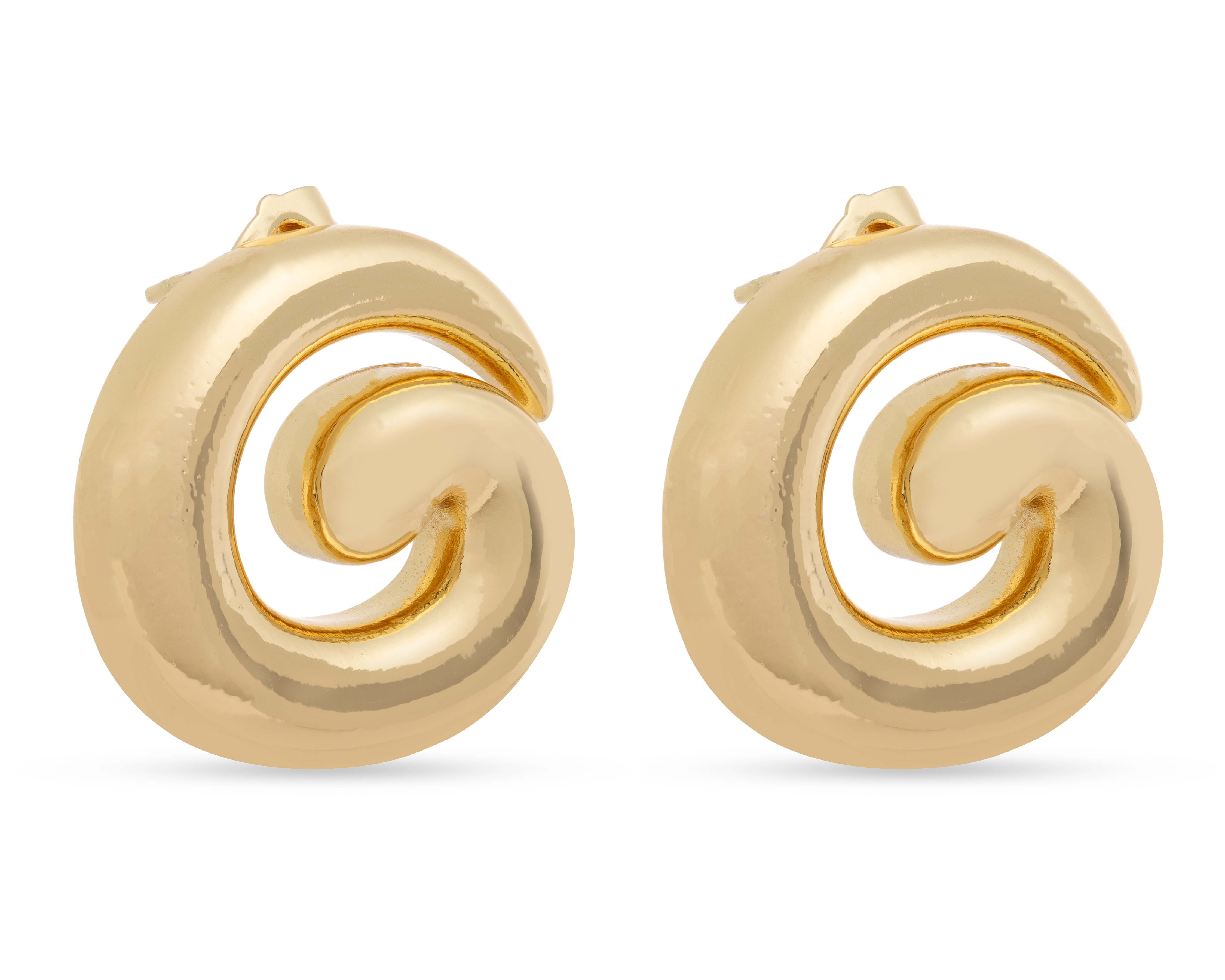 Foto 2 | Foto 2 | Aretes de Chapa de Oro 18k Steeltime