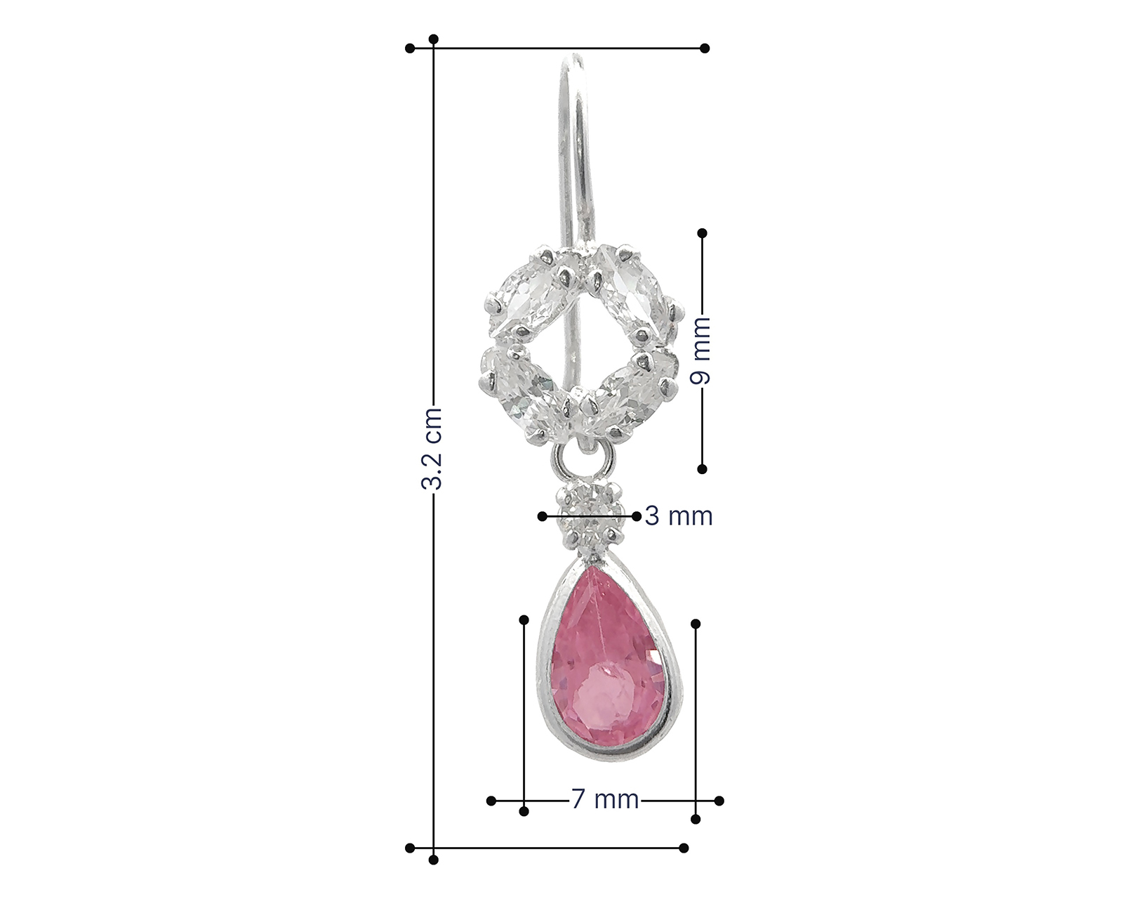 Foto 5 | Foto 5 | Aretes de Plata Sahara