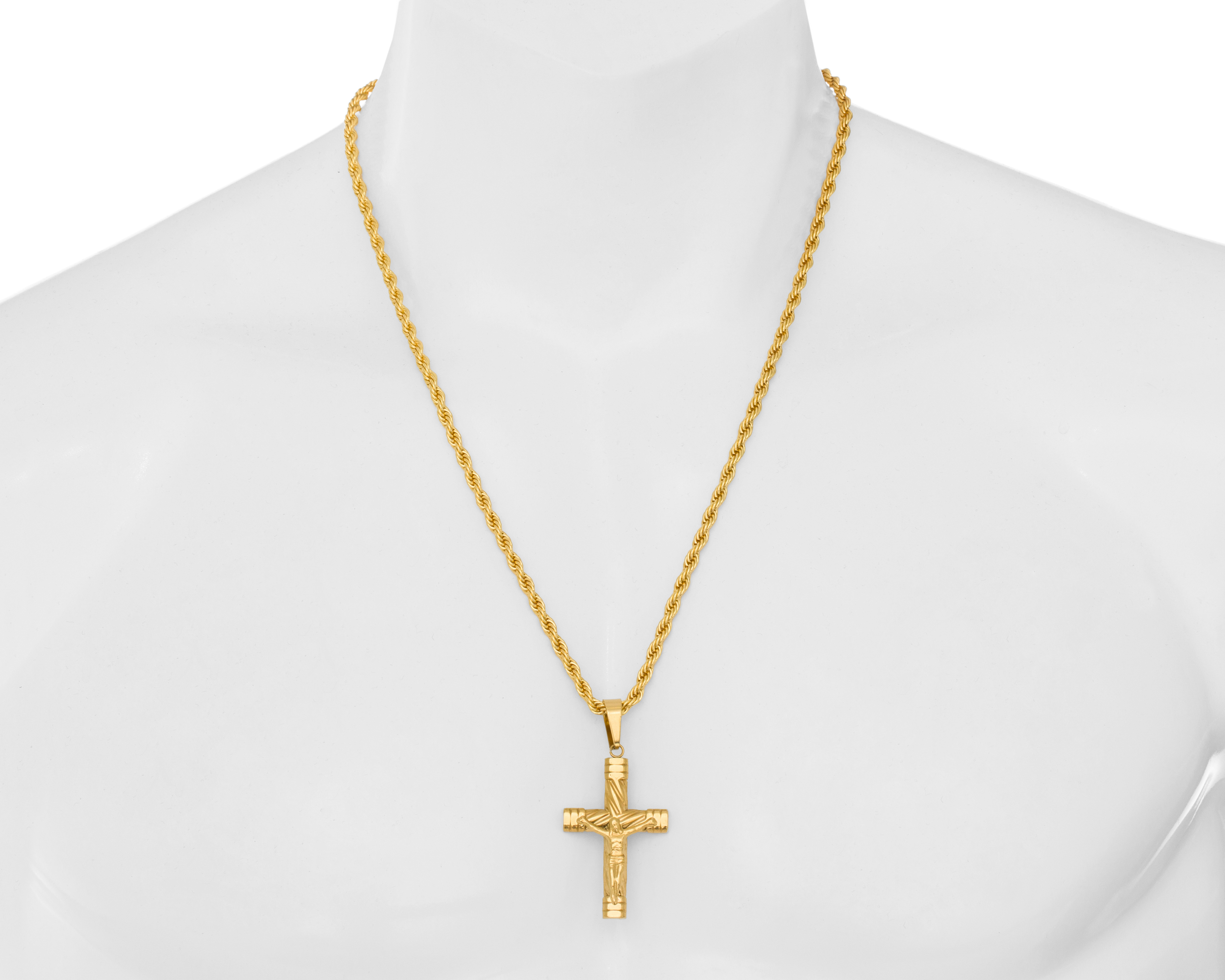 Foto 4 | Foto 4 | Collar Chapa de Oro Steeltime