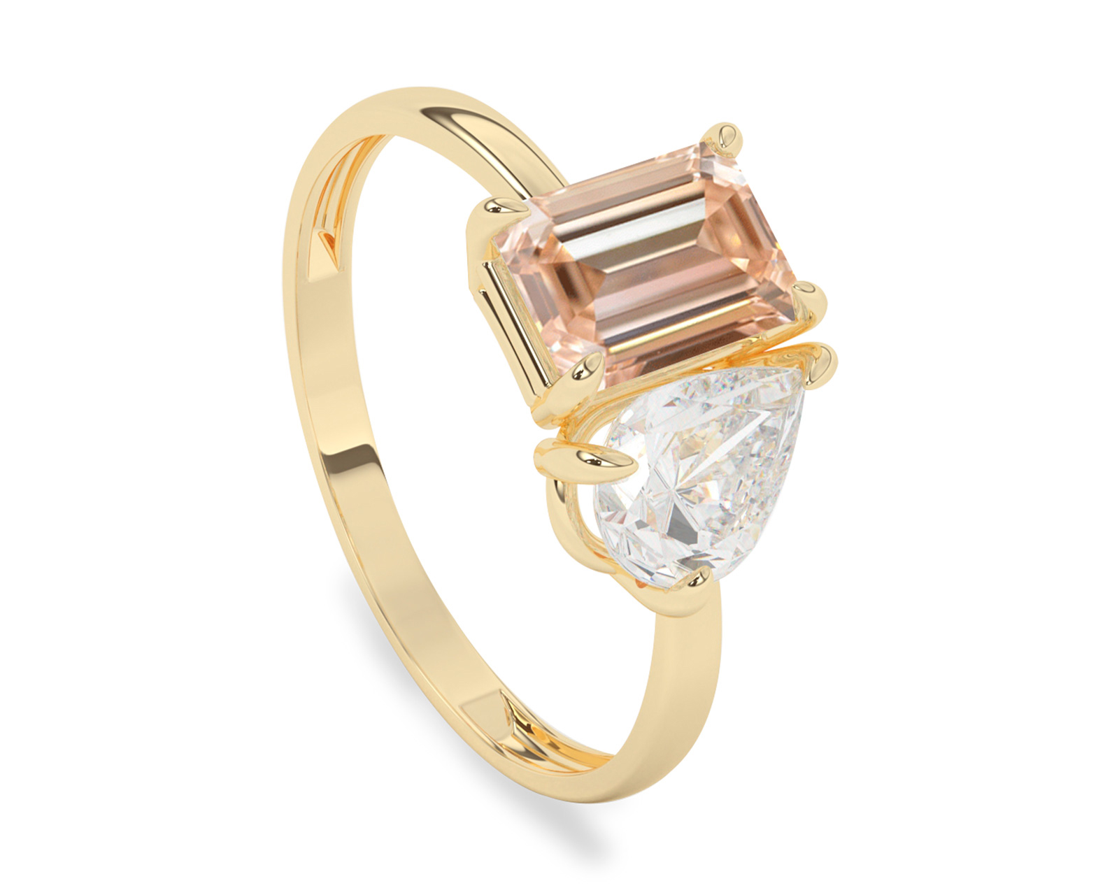 Anillo de Oro 10K Moments Talla 7