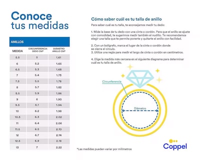 Foto 6 | Foto 6 | Anillo De Compromiso de Oro 14K Talla 8-8.5