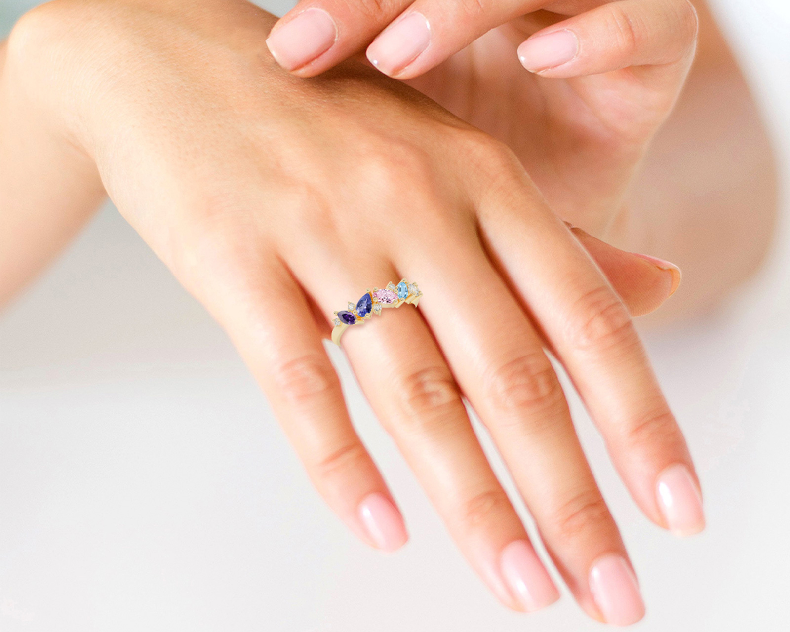 Foto 5 | Foto 5 | Anillo de Oro 10k Amelie Talla 9