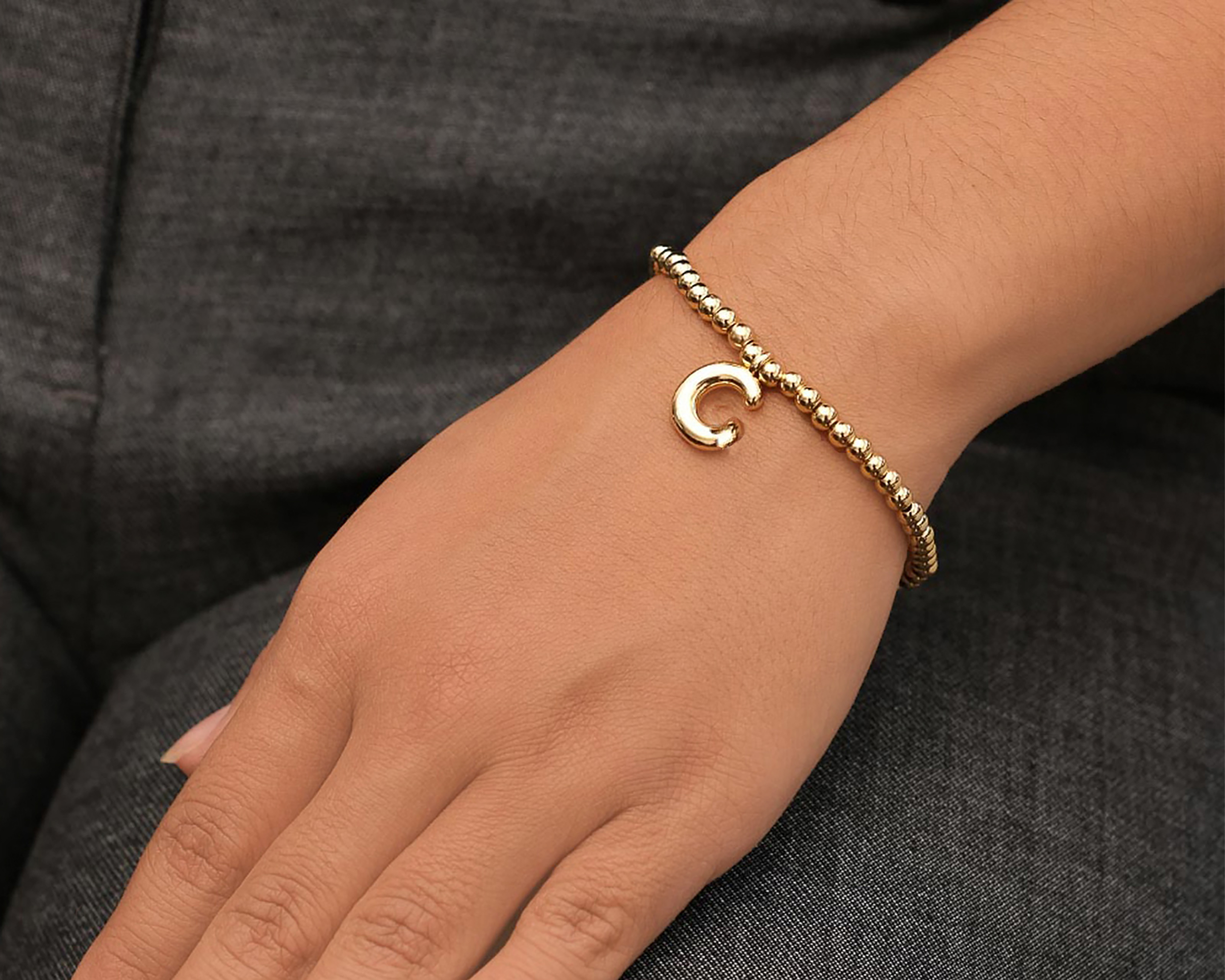 Foto 3 | Foto 3 | Pulsera de Chapa de Oro Girondela