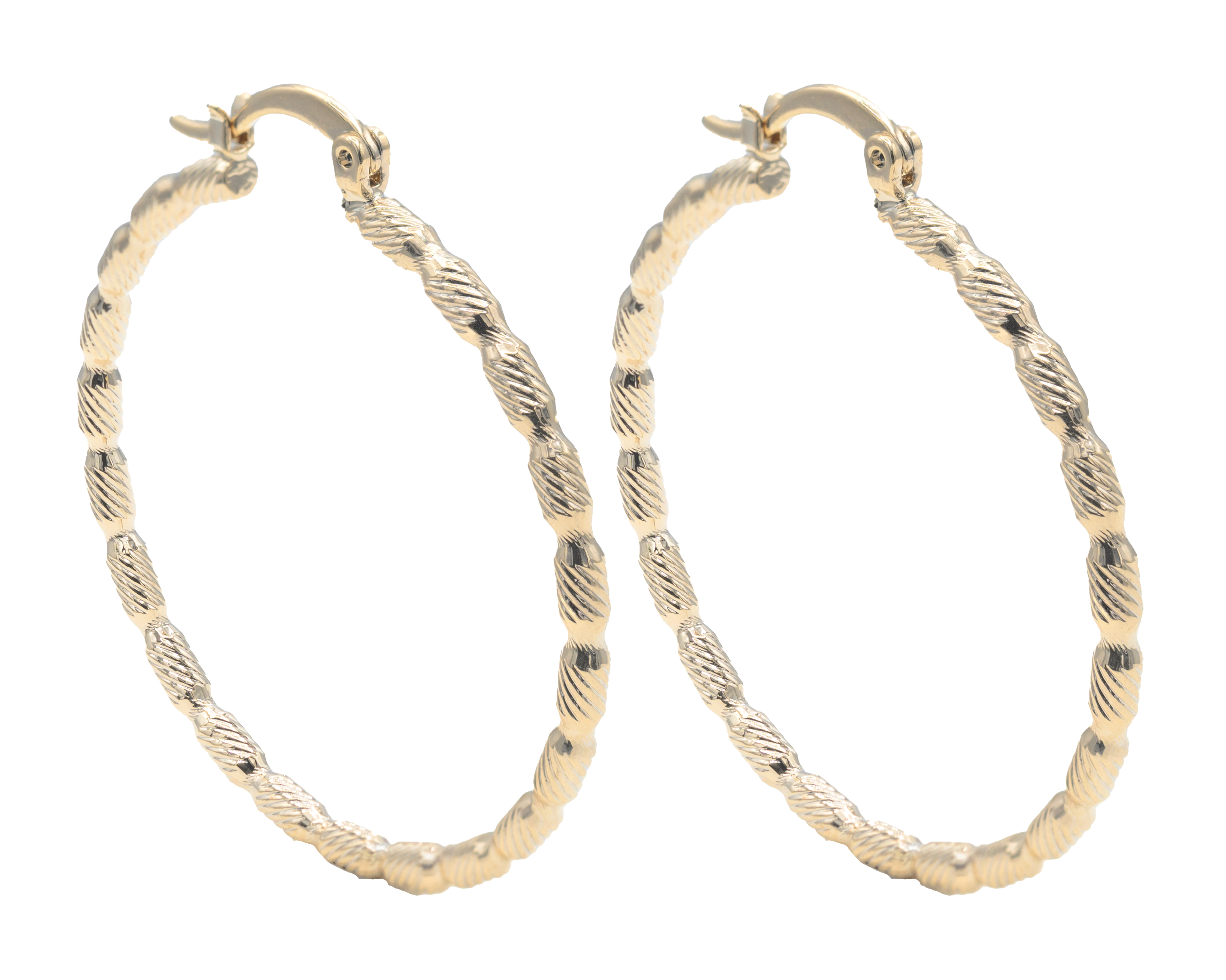 Foto 2 | Foto 2 | Aretes de Chapa de Oro 18K Petra