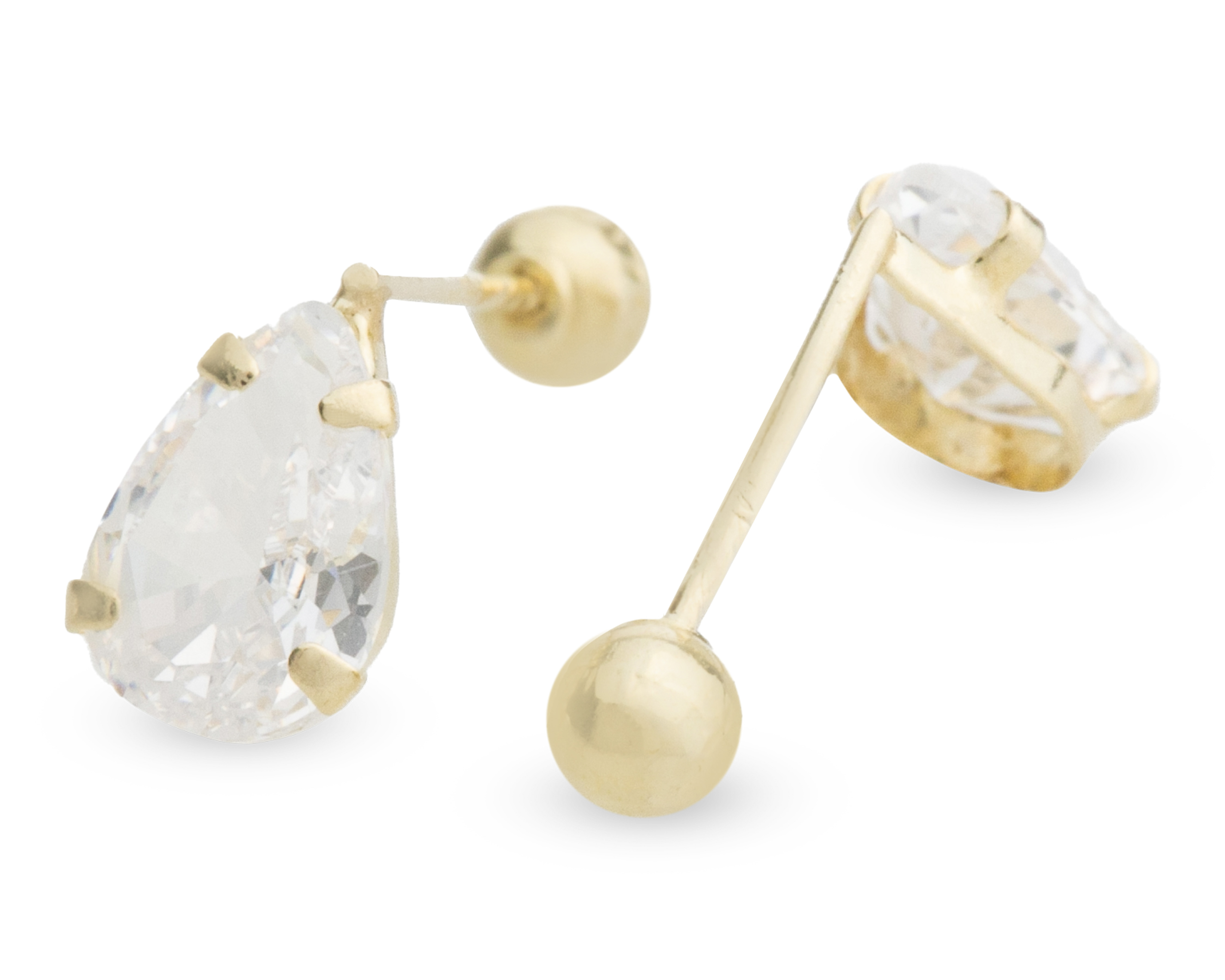 Foto 3 pulgar | Foto 2 | Aretes de Oro 10k Zokko