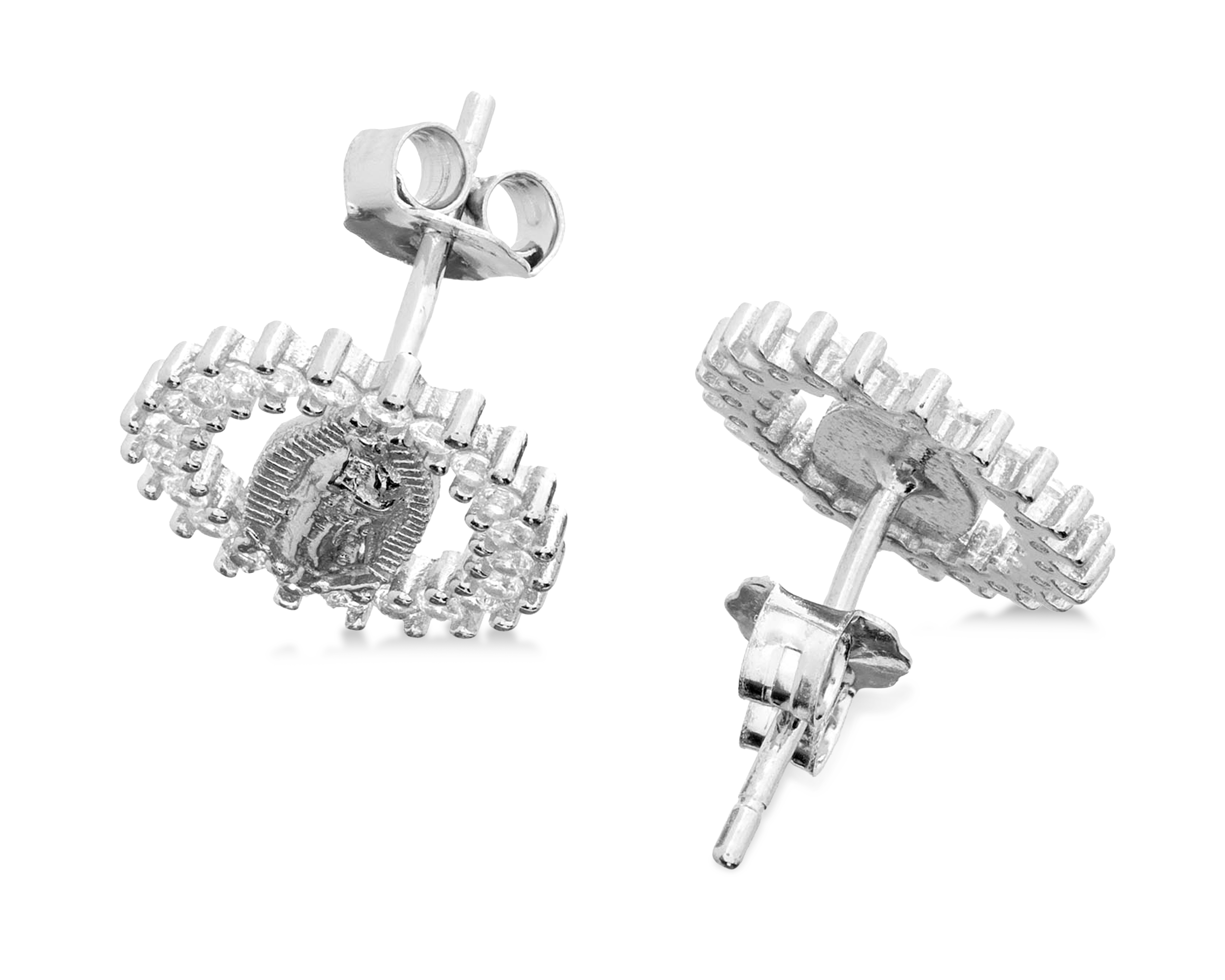 Foto 3 pulgar | Foto 2 | Aretes de Plata NK