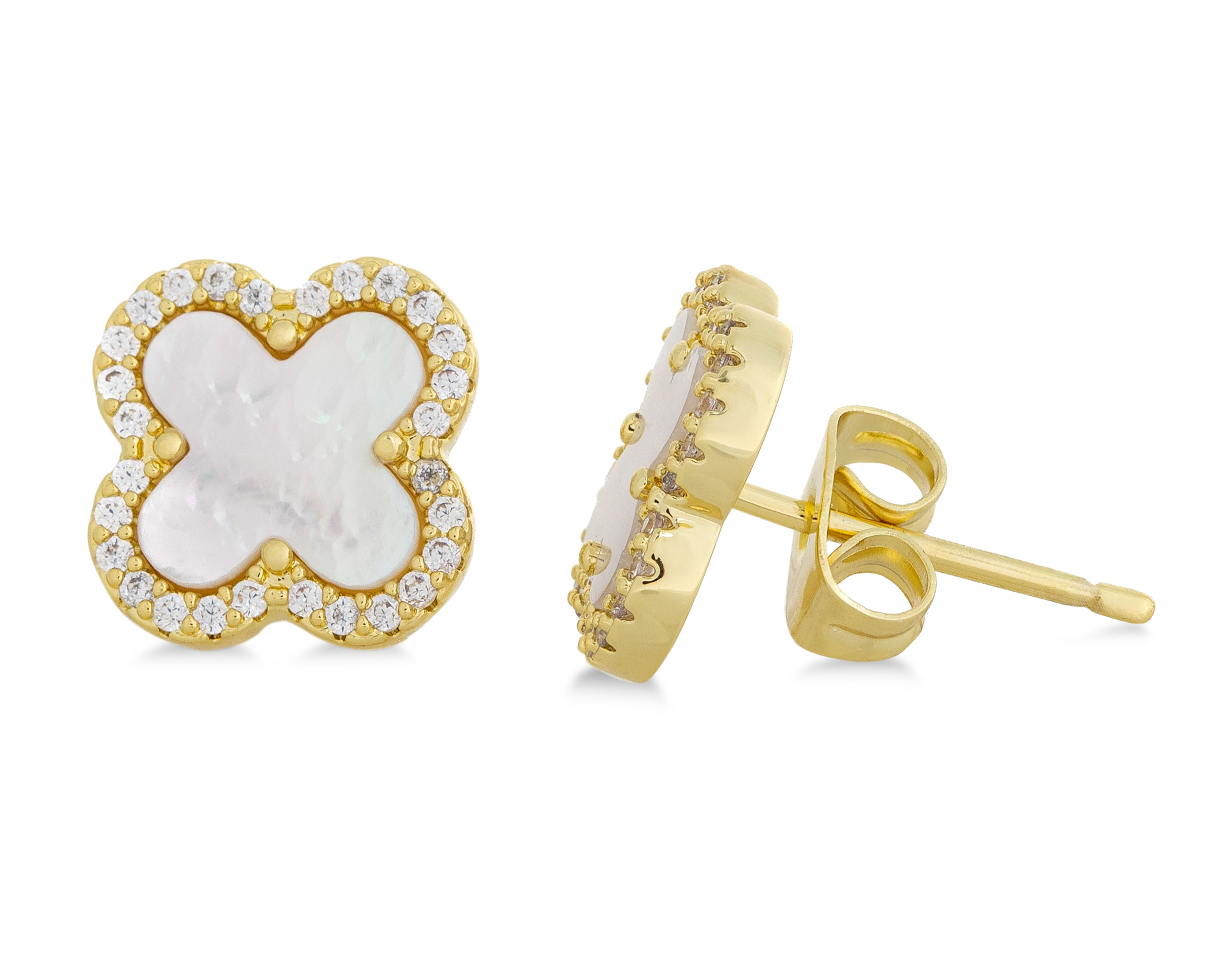 Foto 2 pulgar | Foto 1 | Aretes de Chapa de Oro 14k By Adina Eden