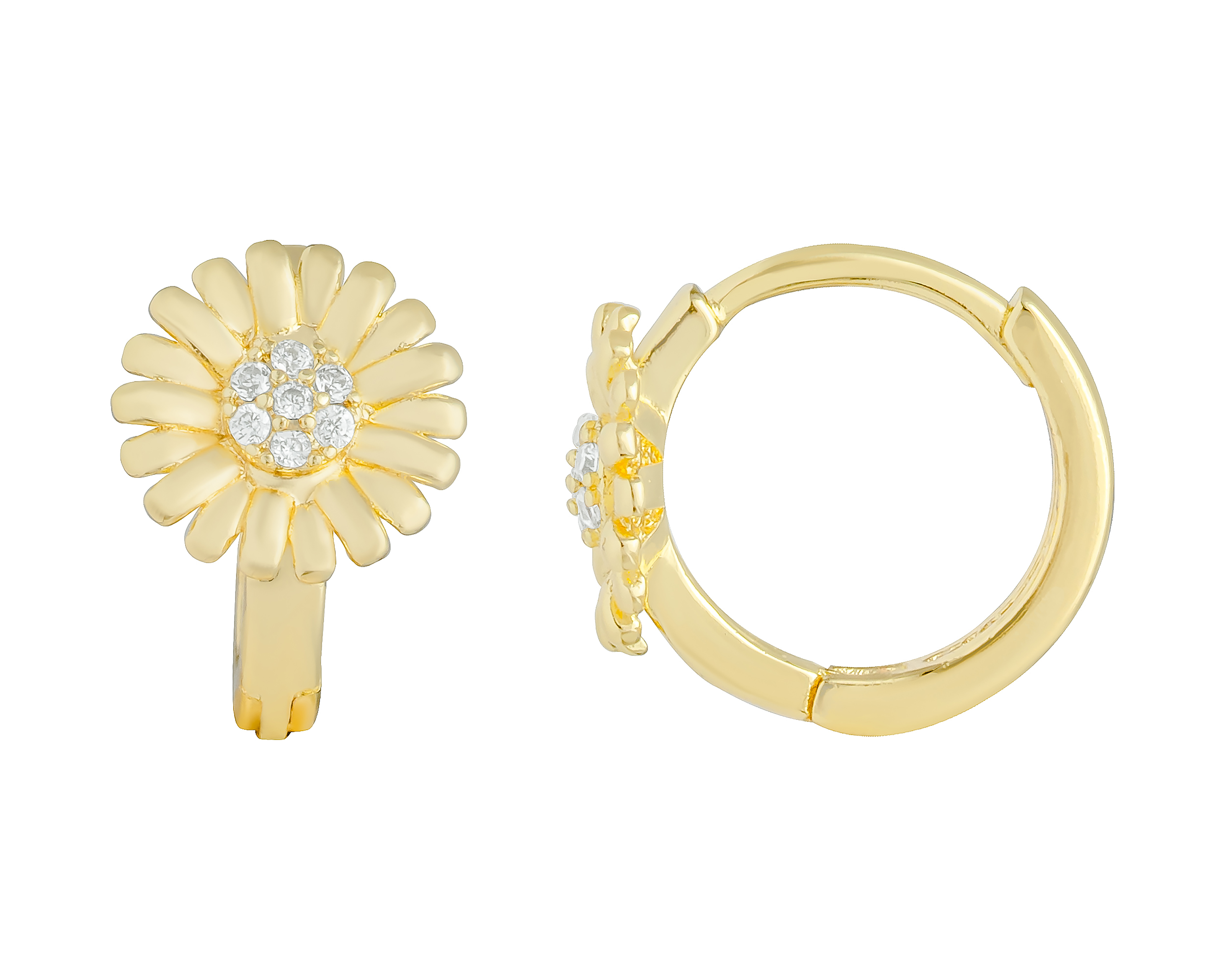 Foto 2 | Foto 2 | Aretes de Chapa de Oro 18K Plafer