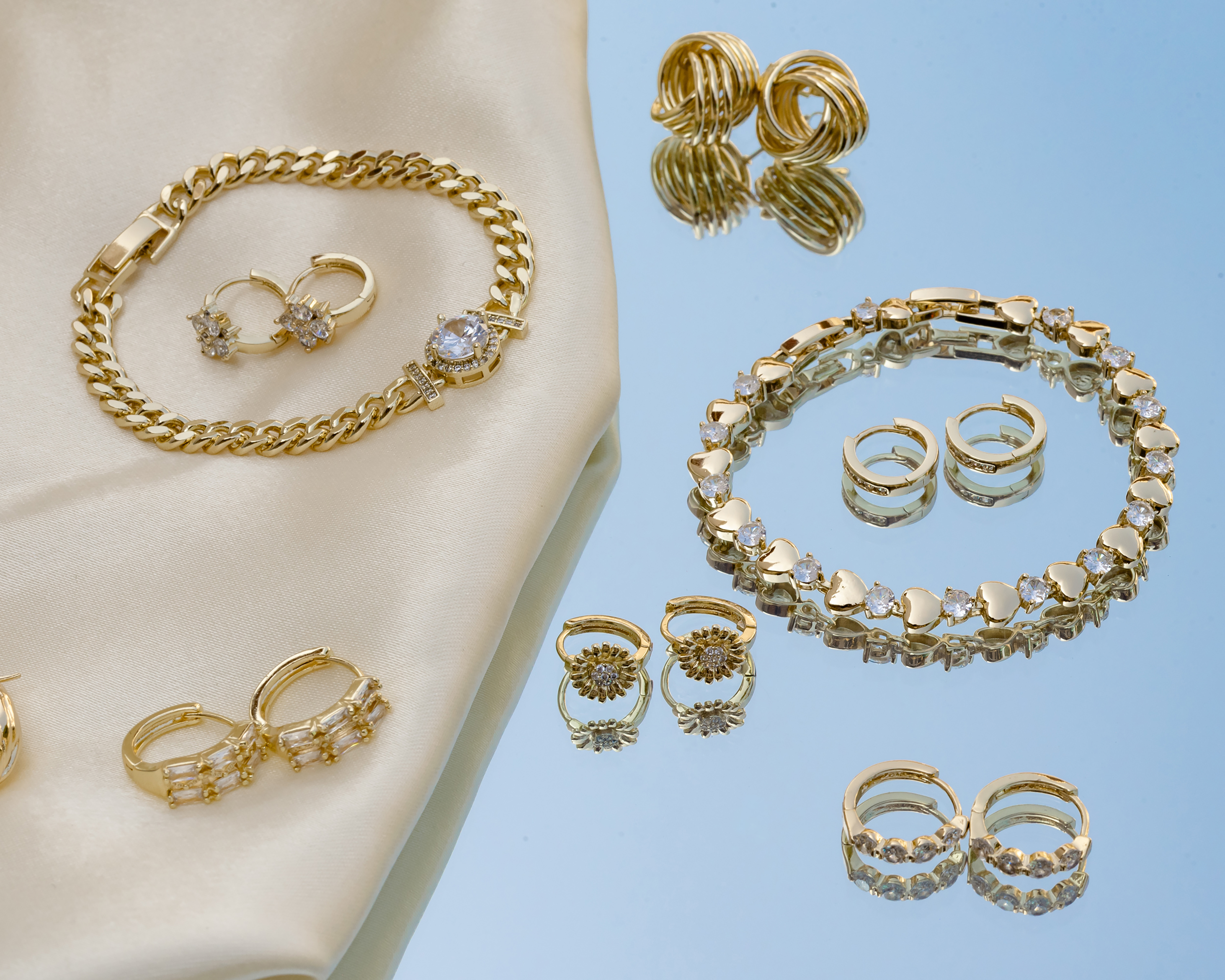 Foto 6 | Foto 6 | Aretes de Chapa de Oro 18K Plafer