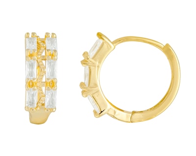 Foto 2 | Foto 2 | Arracadas Chapa de Oro 18K Plafer