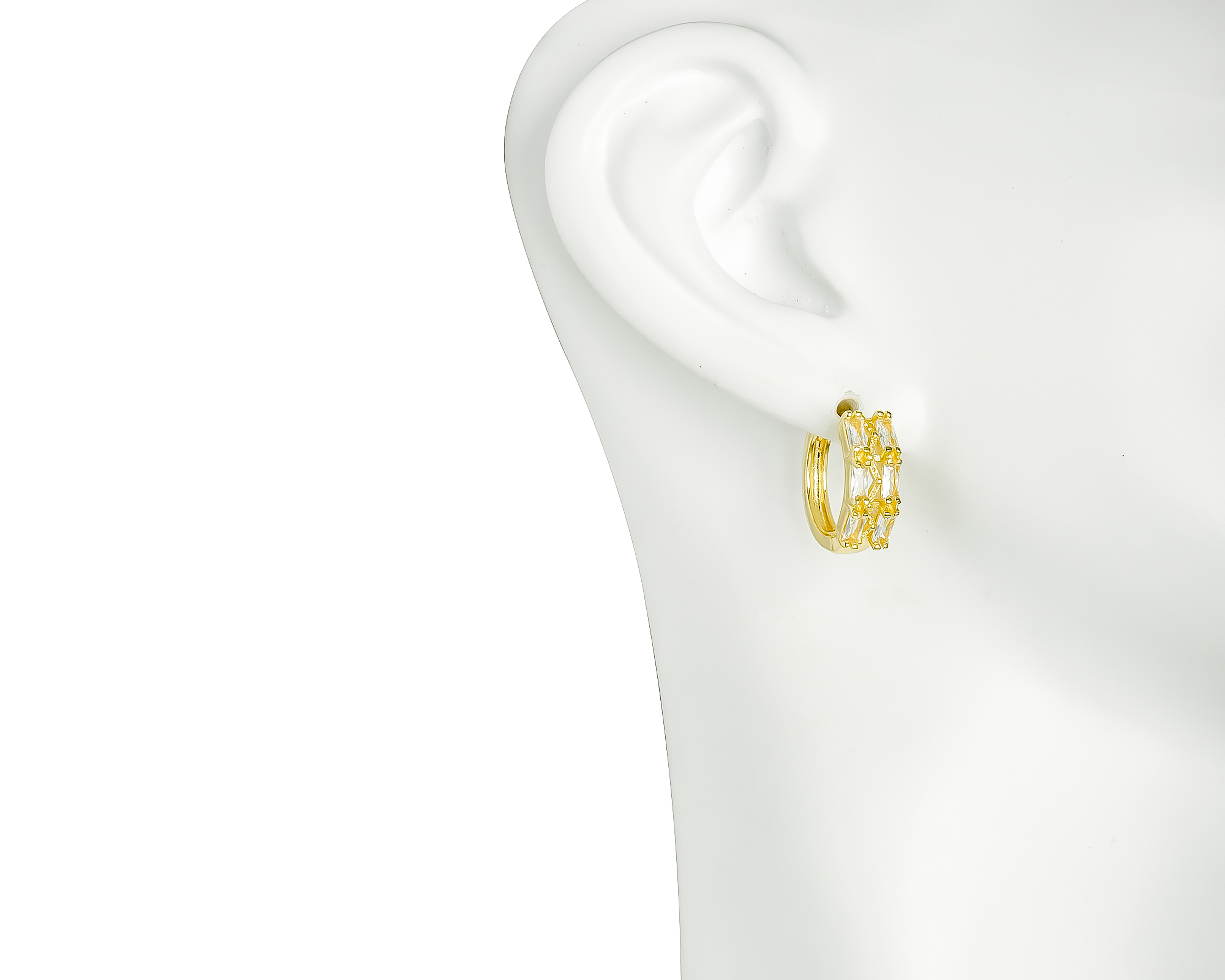 Foto 5 | Foto 5 | Arracadas Chapa de Oro 18K Plafer