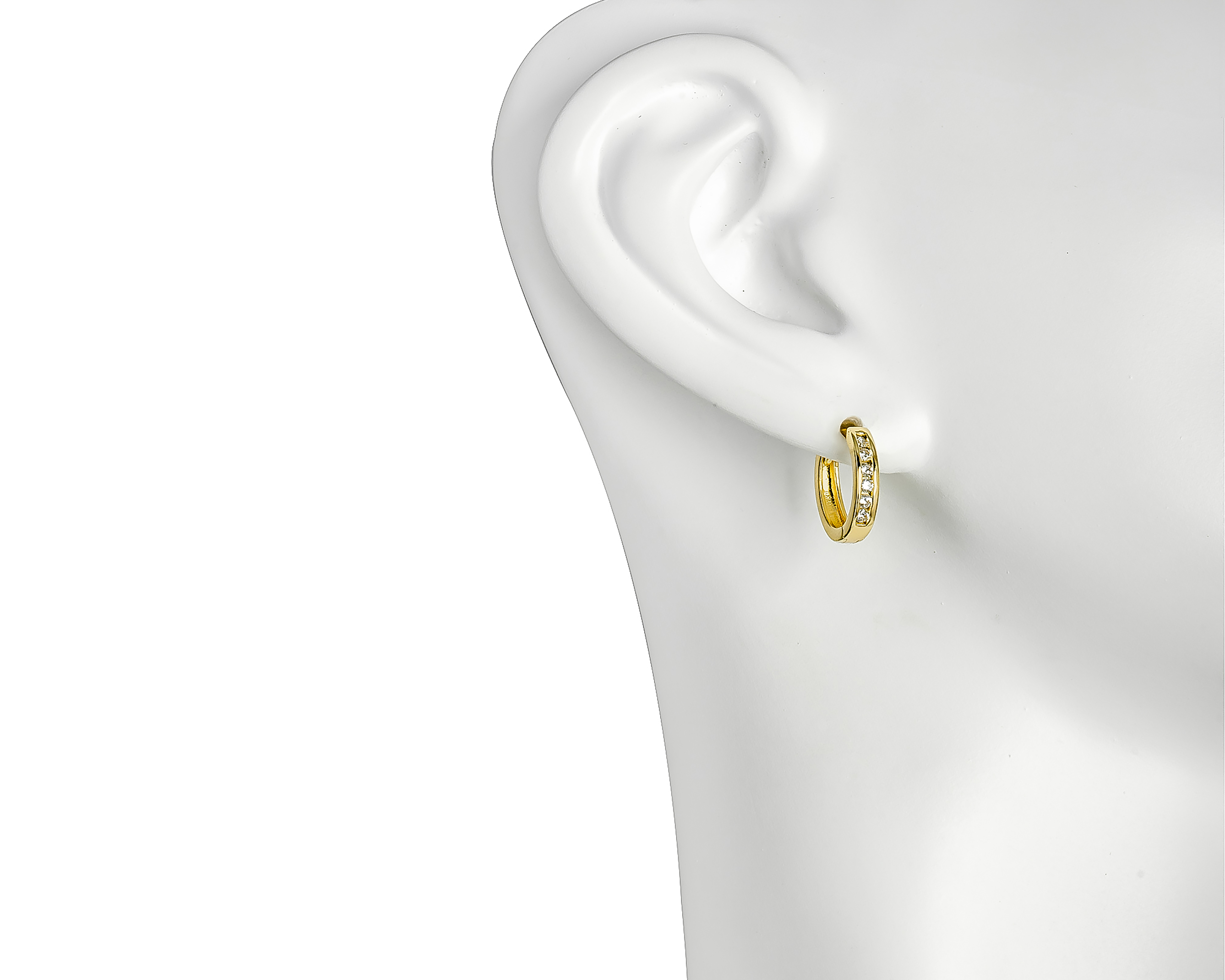 Foto 5 | Foto 5 | Arracadas Chapa de Oro 18K Plafer