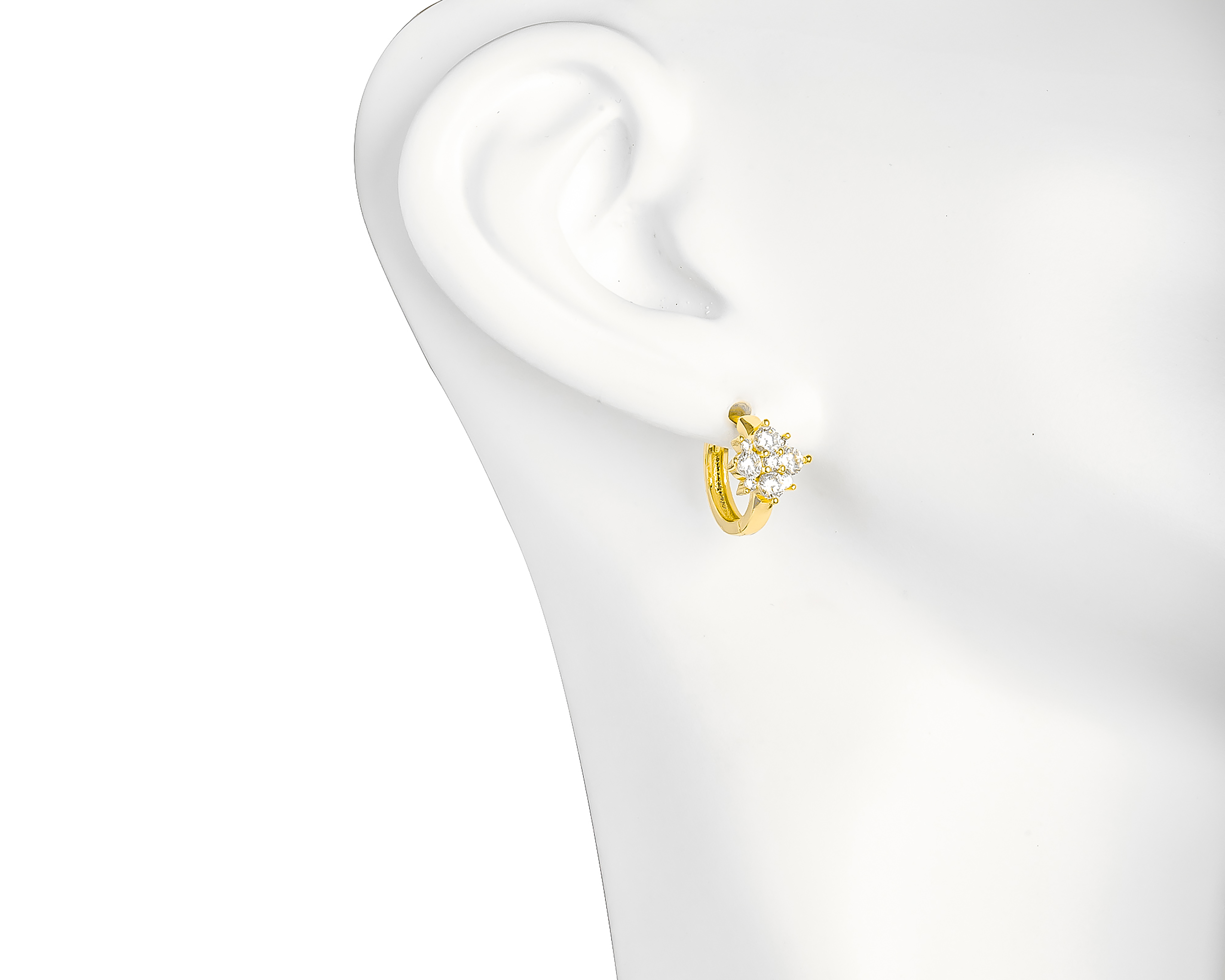 Foto 5 | Foto 5 | Arracadas Chapa de Oro 18k Plafer