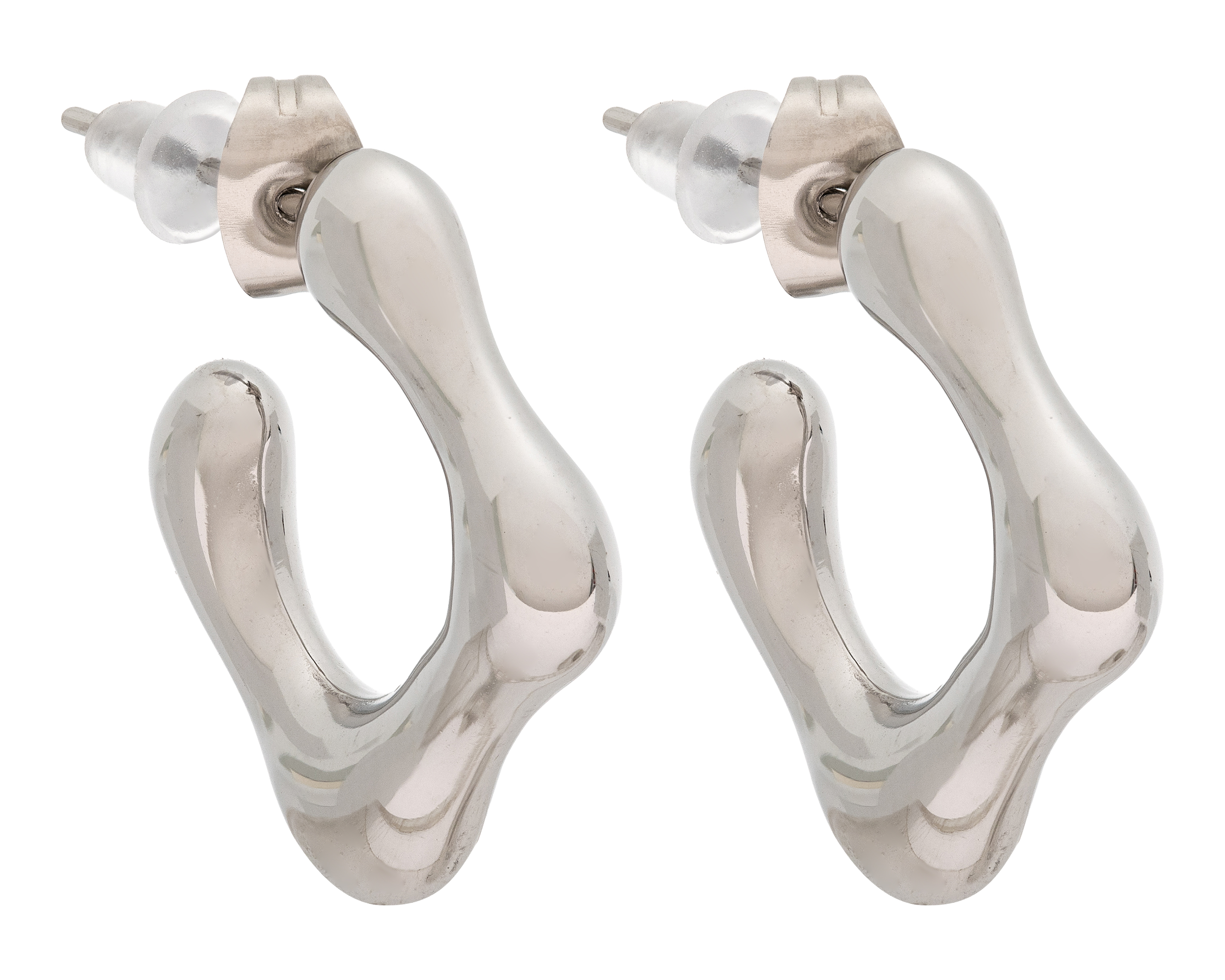 Foto 2 | Foto 2 | Aretes de Acero Inoxidable Strona