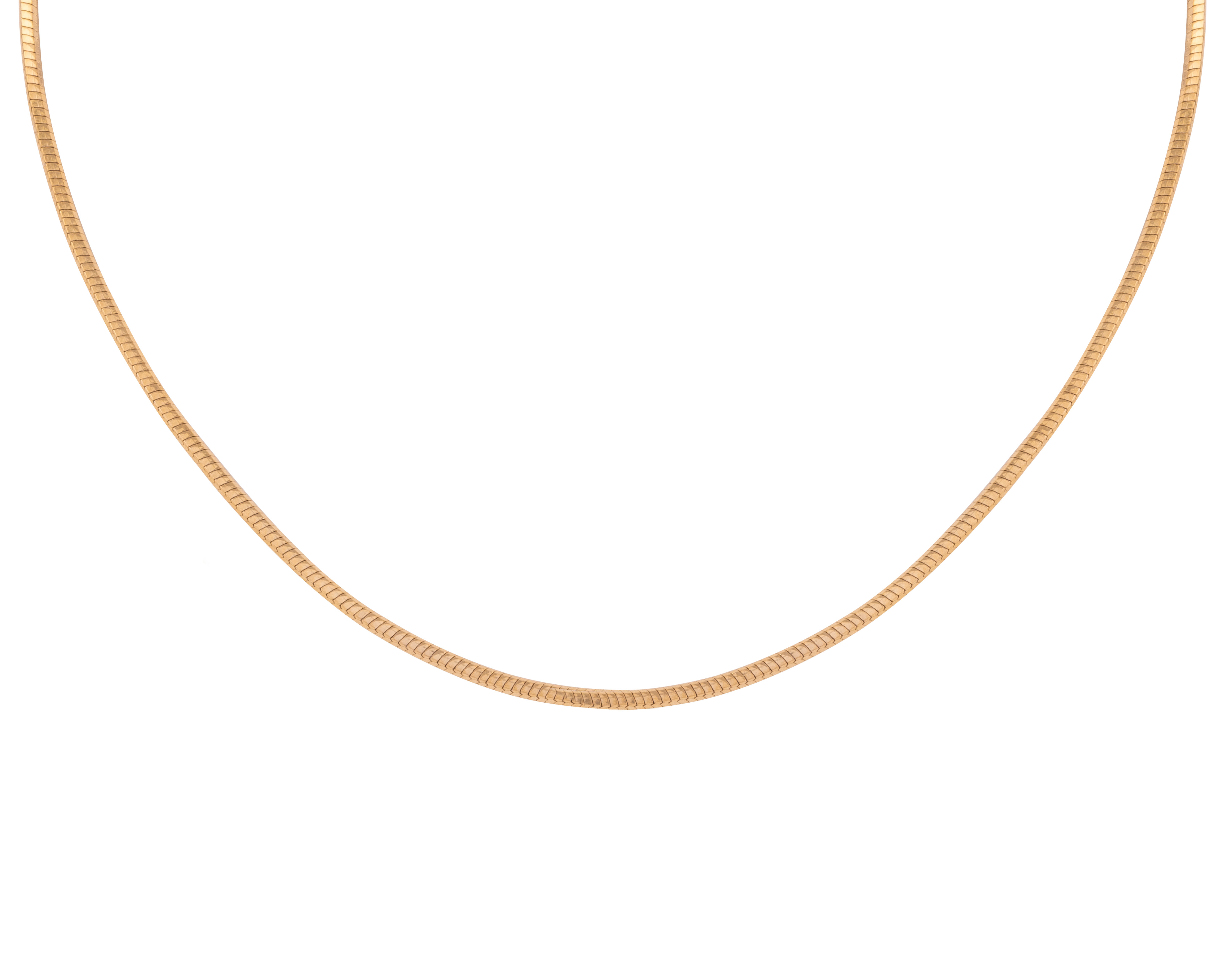 Cadena de Chapa de Oro 18K Unlimited