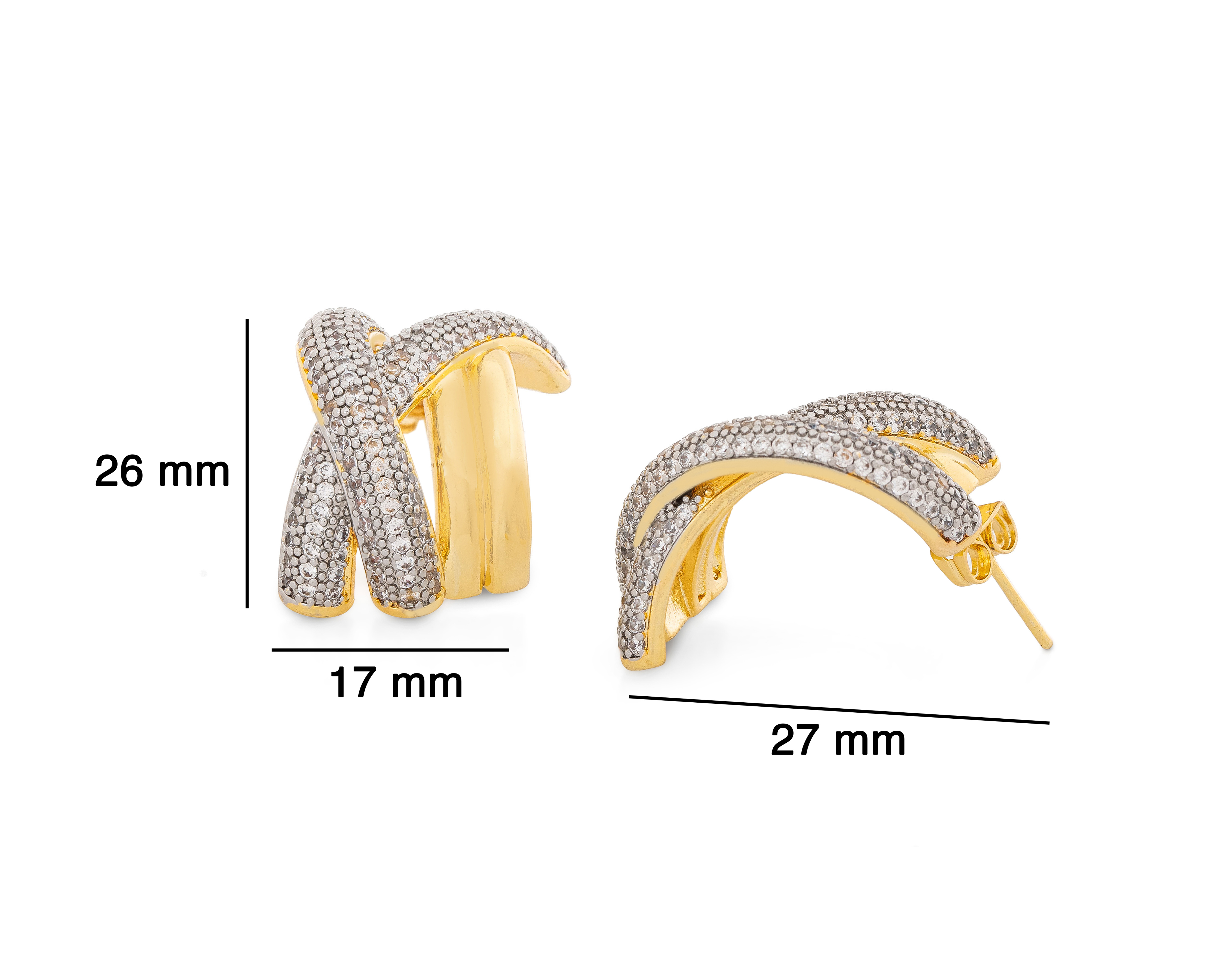 Foto 4 | Foto 4 | Aretes de Chapa de Oro 14k Allu Jewelry