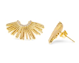 Aretes de Chapa de Oro 14k Allu Jewelry
