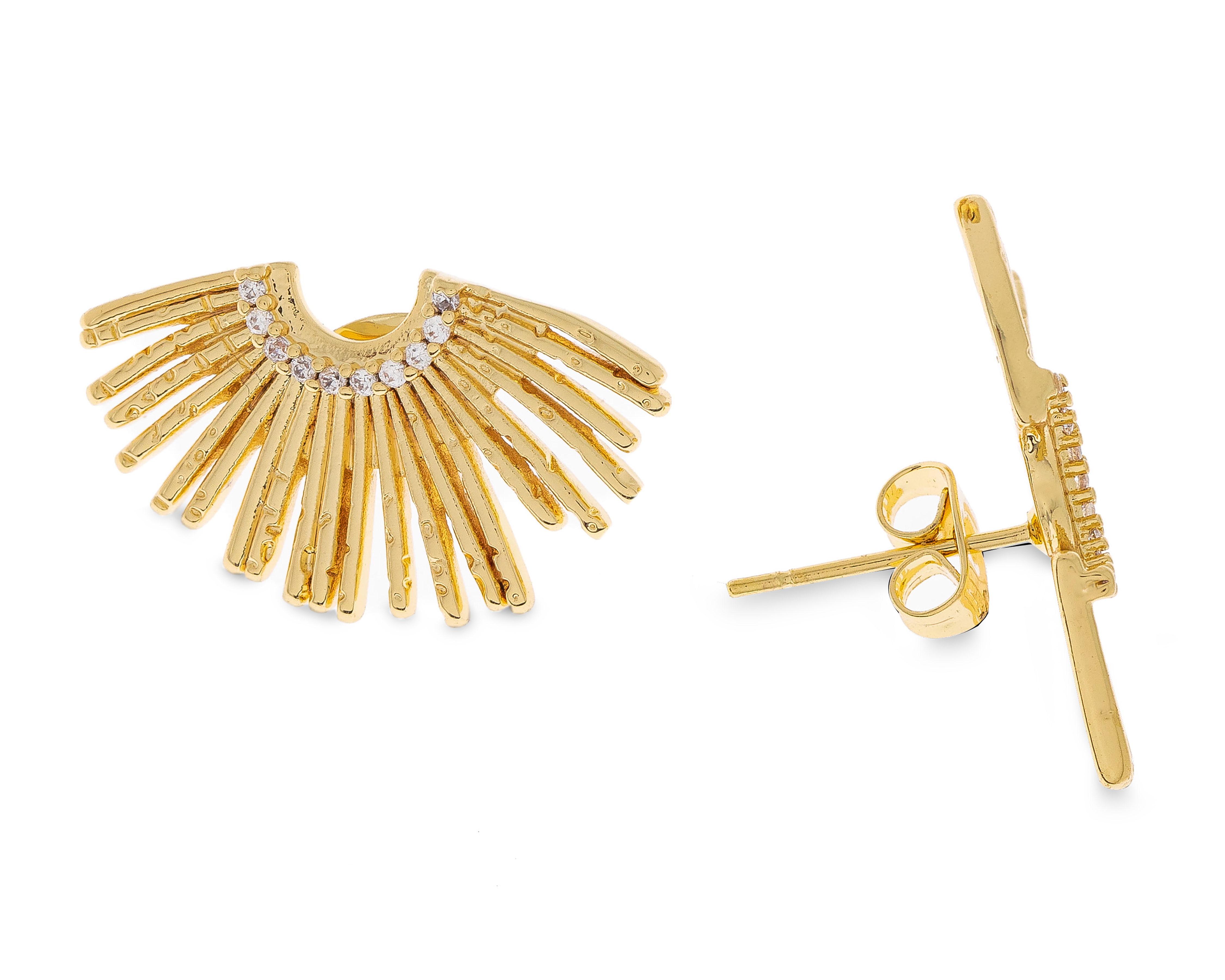 Foto 2 | Foto 2 | Aretes de Chapa de Oro 14k Allu Jewelry