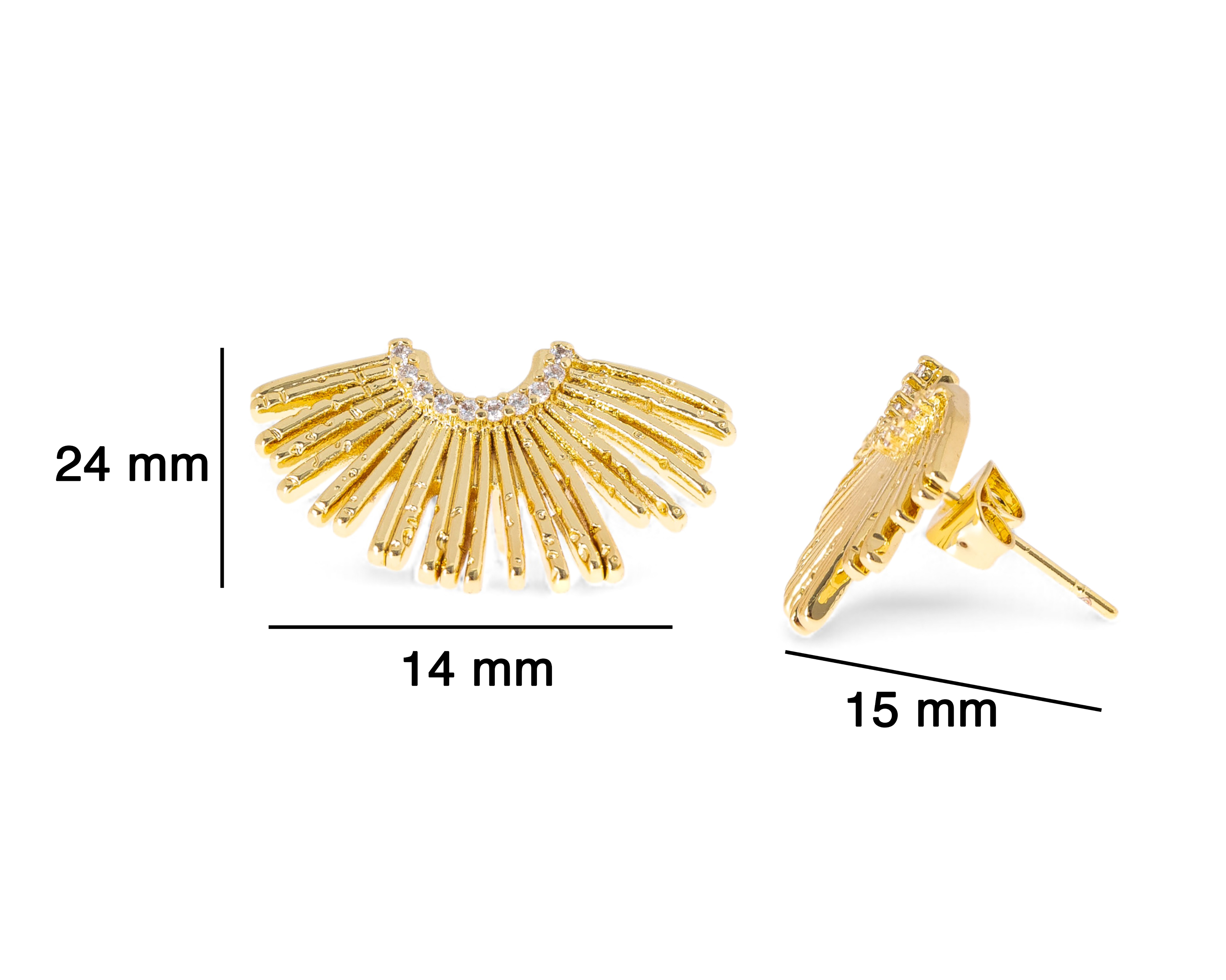 Foto 4 | Foto 4 | Aretes de Chapa de Oro 14k Allu Jewelry