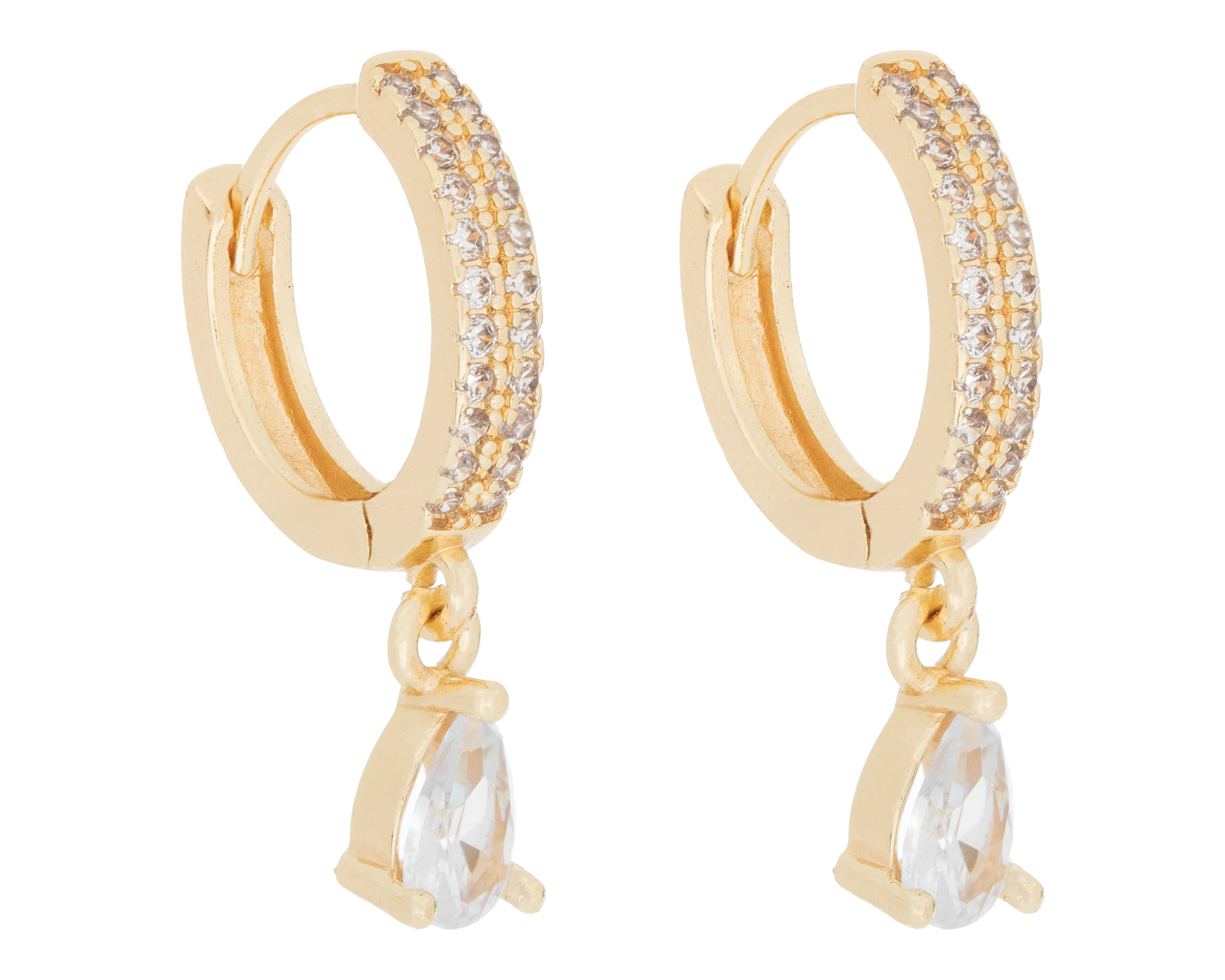 Foto 2 | Foto 2 | Aretes de Chapa de Oro 18K Steeltime