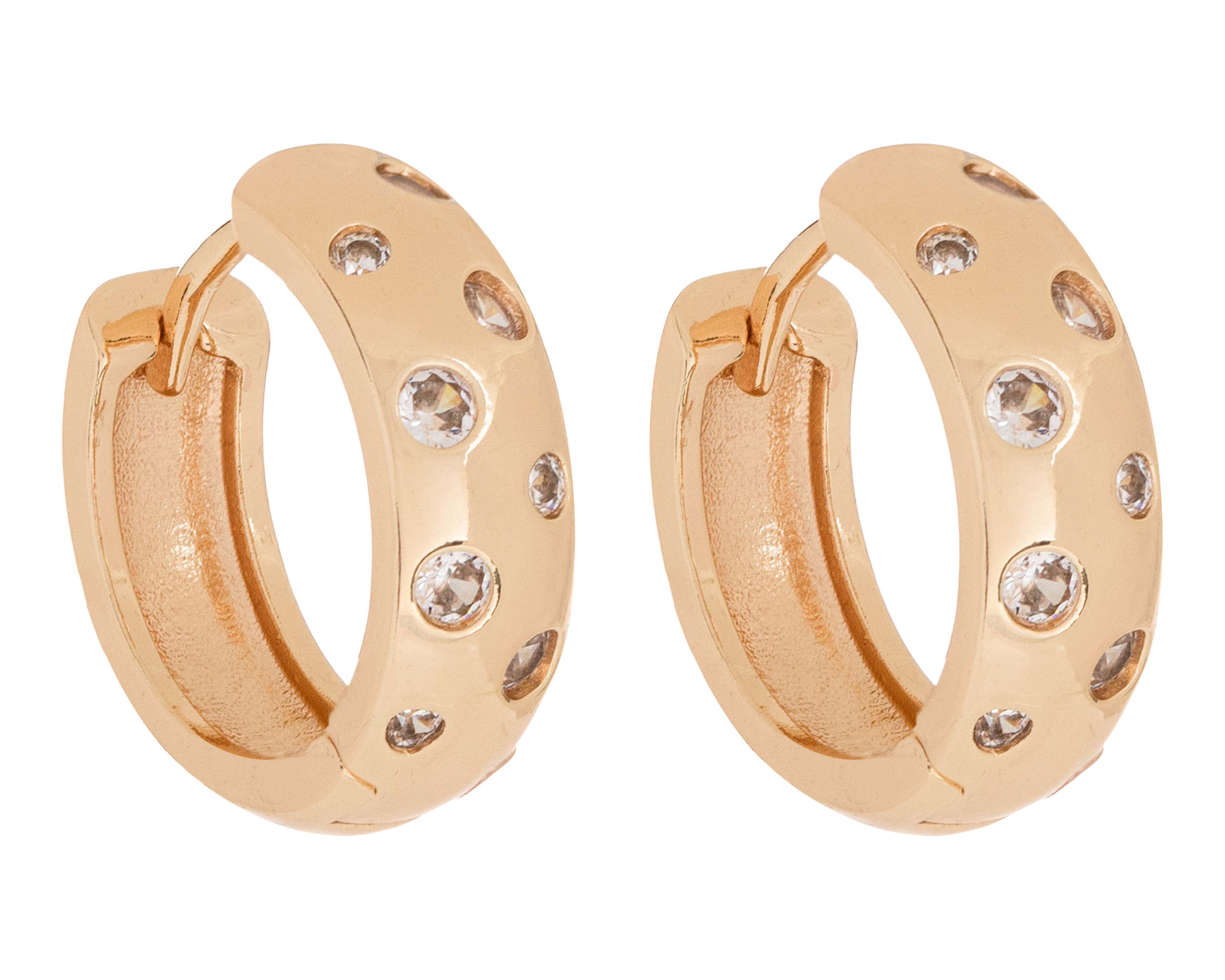 Foto 2 | Foto 2 | Aretes de Chapa de Oro 18k Steeltime