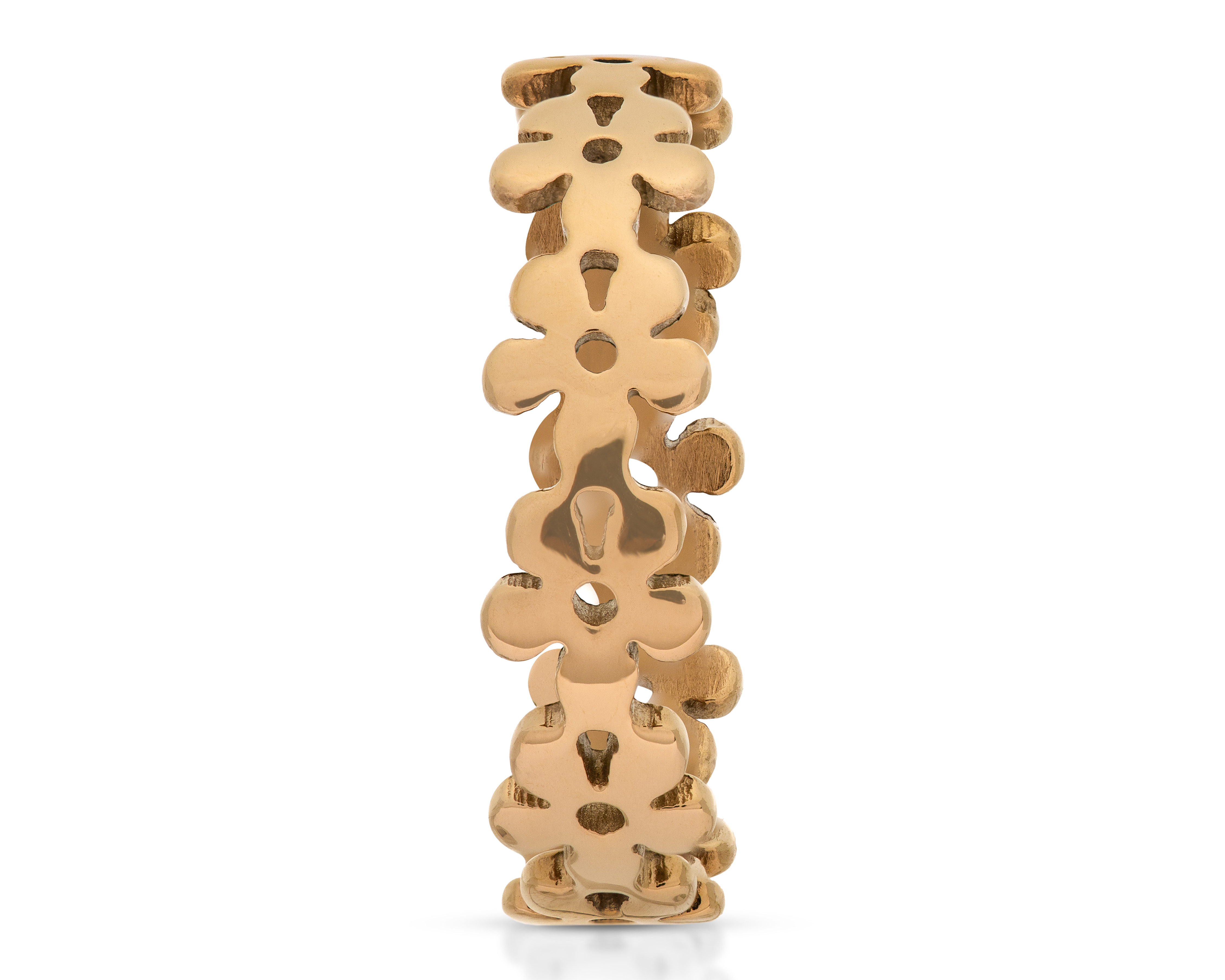 Foto 3 pulgar | Foto 2 | Anillo Flores Chapa de Oro 18k Fun Jewelry Talla 8