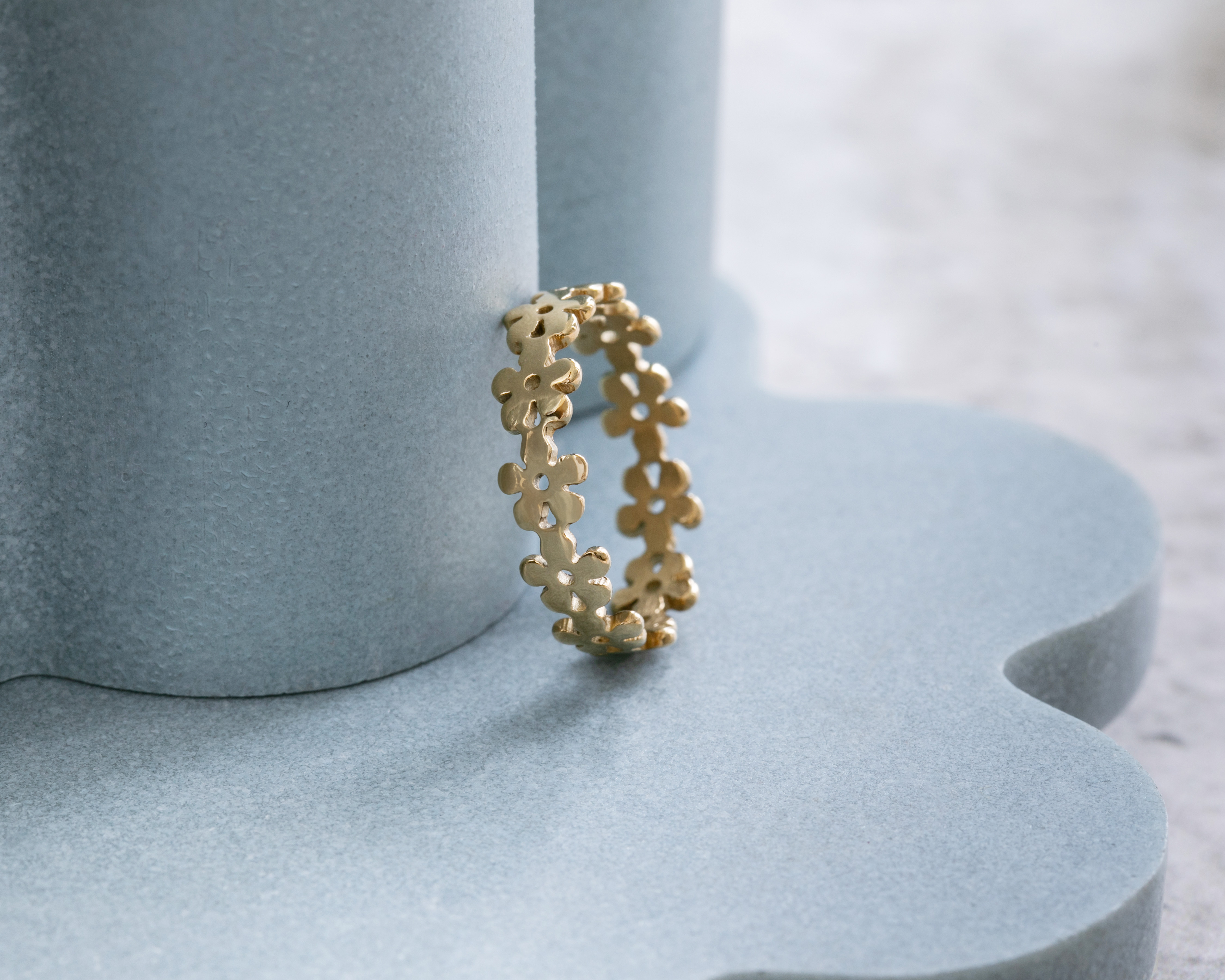 Foto 5 | Foto 5 | Anillo Flores Chapa de Oro 18k Fun Jewelry Talla 8