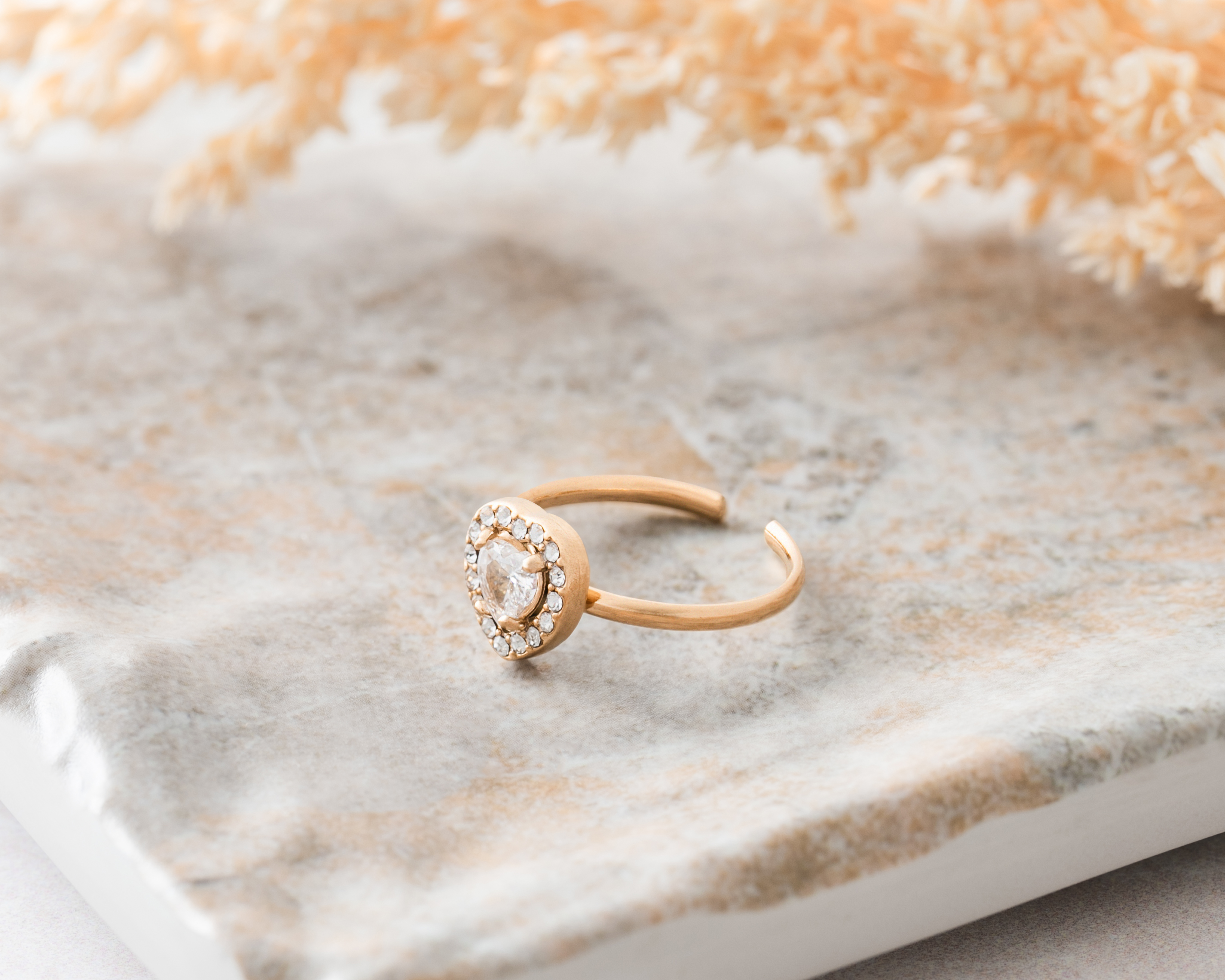 Foto 5 | Foto 5 | Anillo Corazón Chapa de Oro 18k Fun Jewelry Ajustable