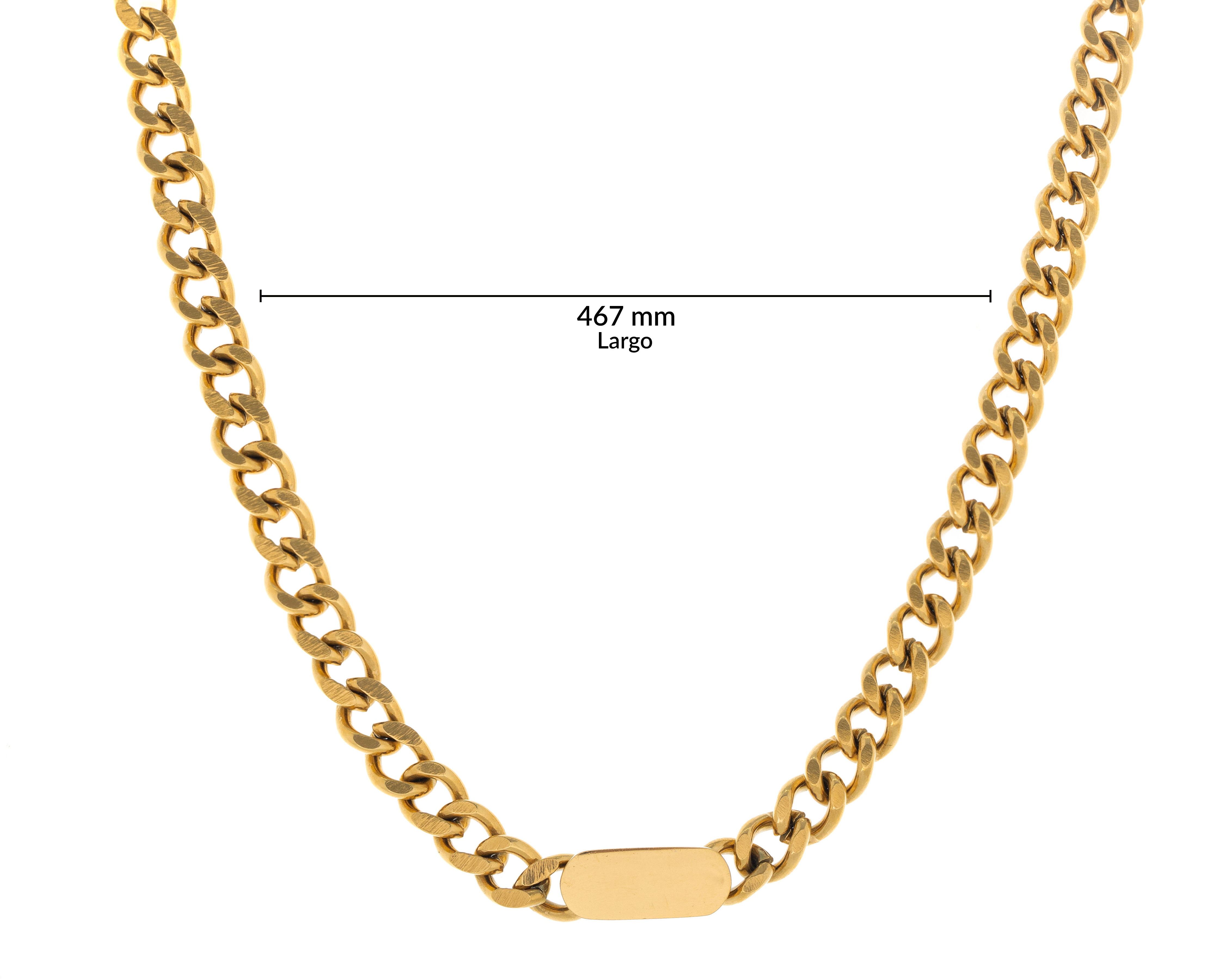 Foto 6 | Foto 6 | Cadena de Chapa de Oro 18K Fun Jewelry