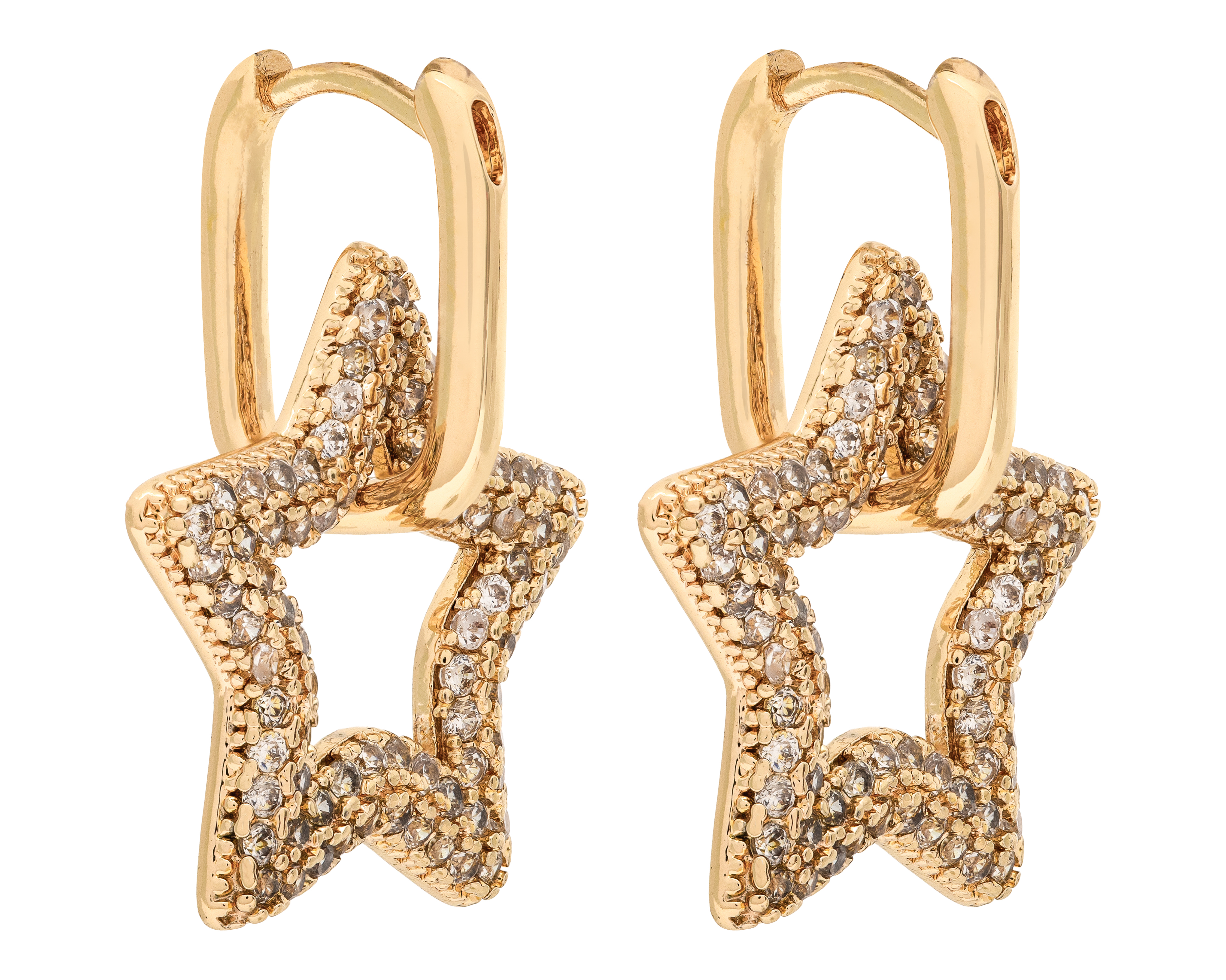 Foto 2 | Foto 2 | Aretes Estrella de Acero Inoxidable Fun Jewelry