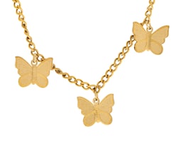 Collar de Chapa de Oro 18K Fun Jewelry