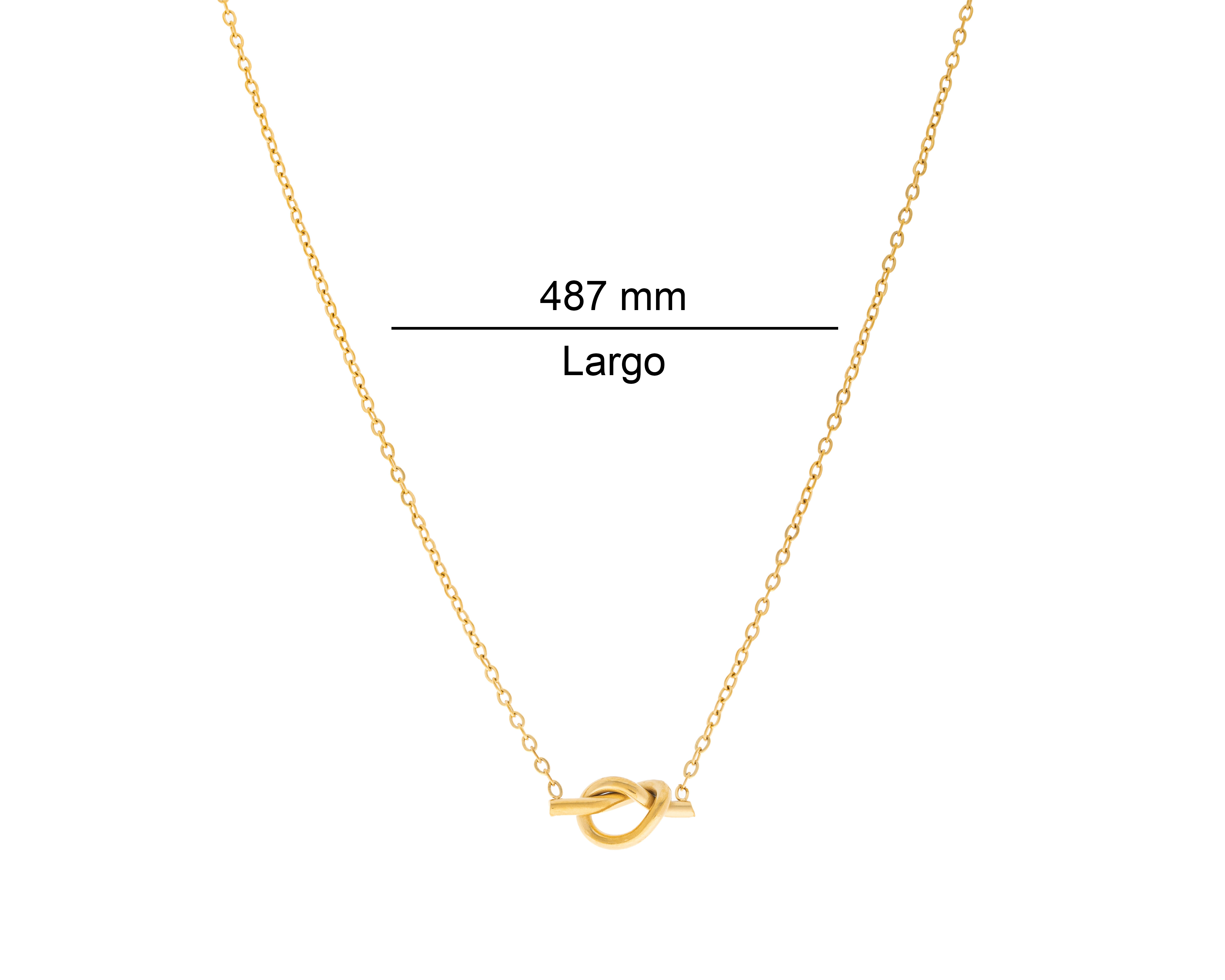 Foto 6 | Foto 6 | Collar Chapa de Oro 18k Fun Jewelry