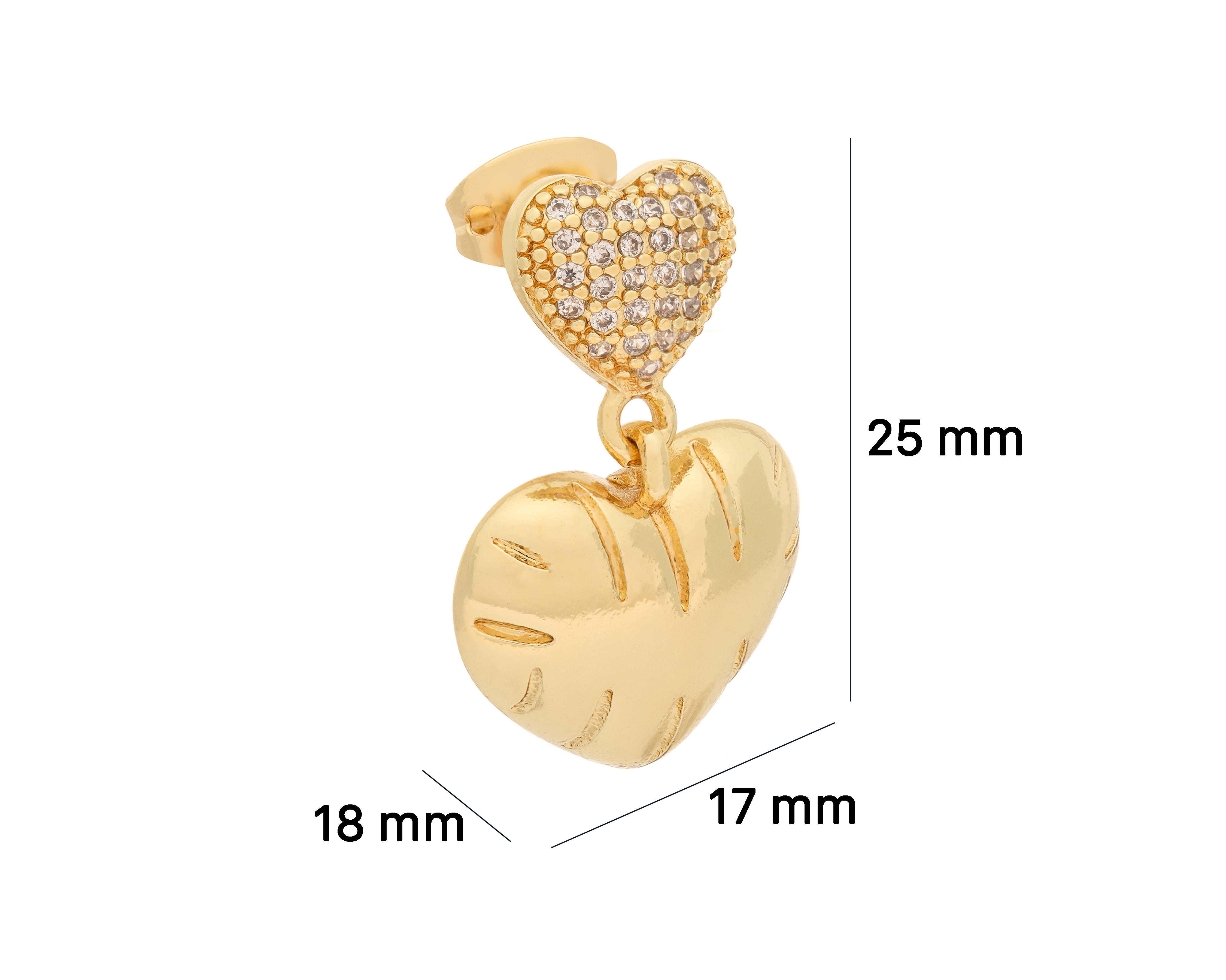 Foto 4 | Foto 4 | Aretes Chapa de Oro 14k Allu Jewelry