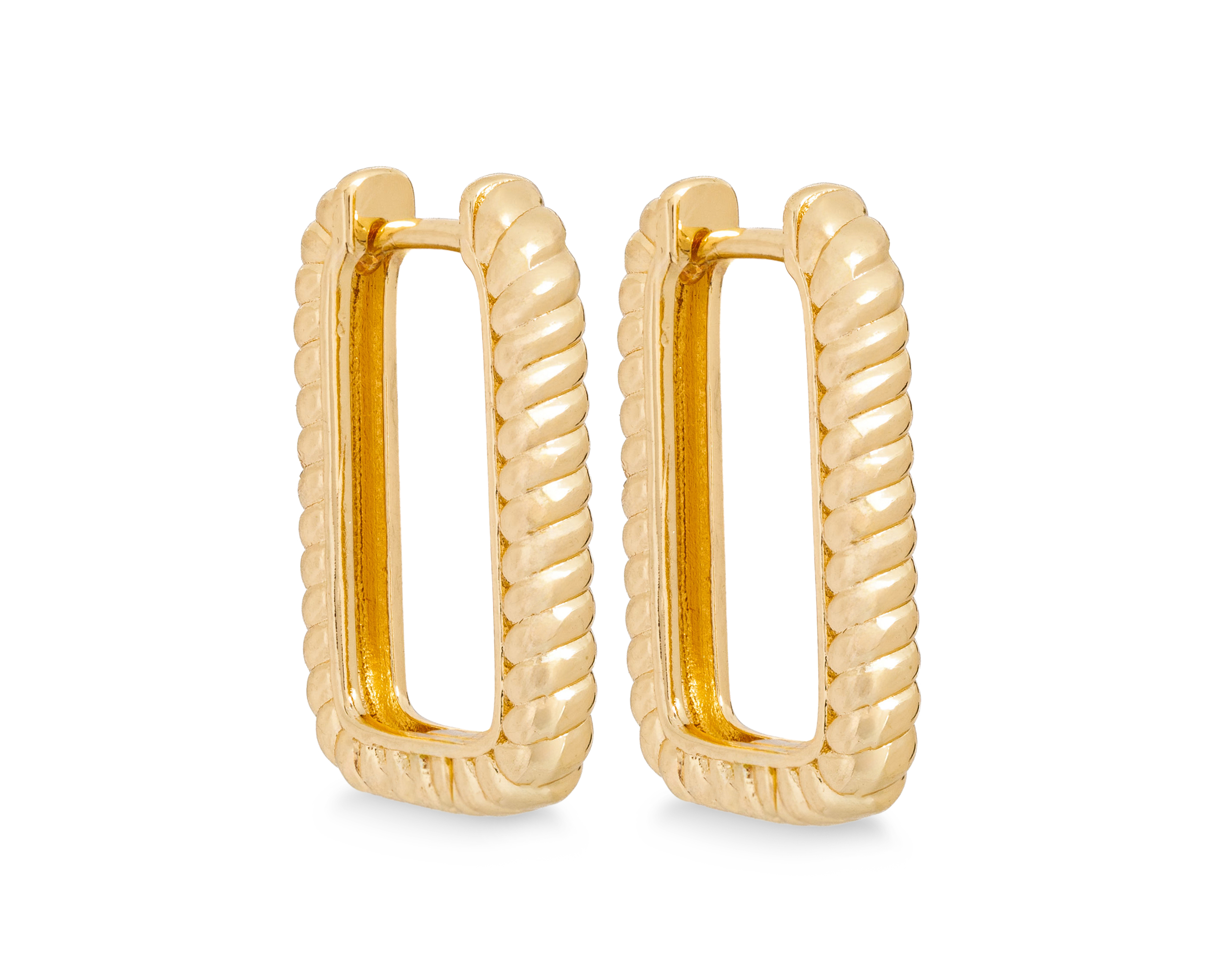 Foto 2 | Foto 2 | Aretes de Chapa de Oro 14K Jennifer Lopez