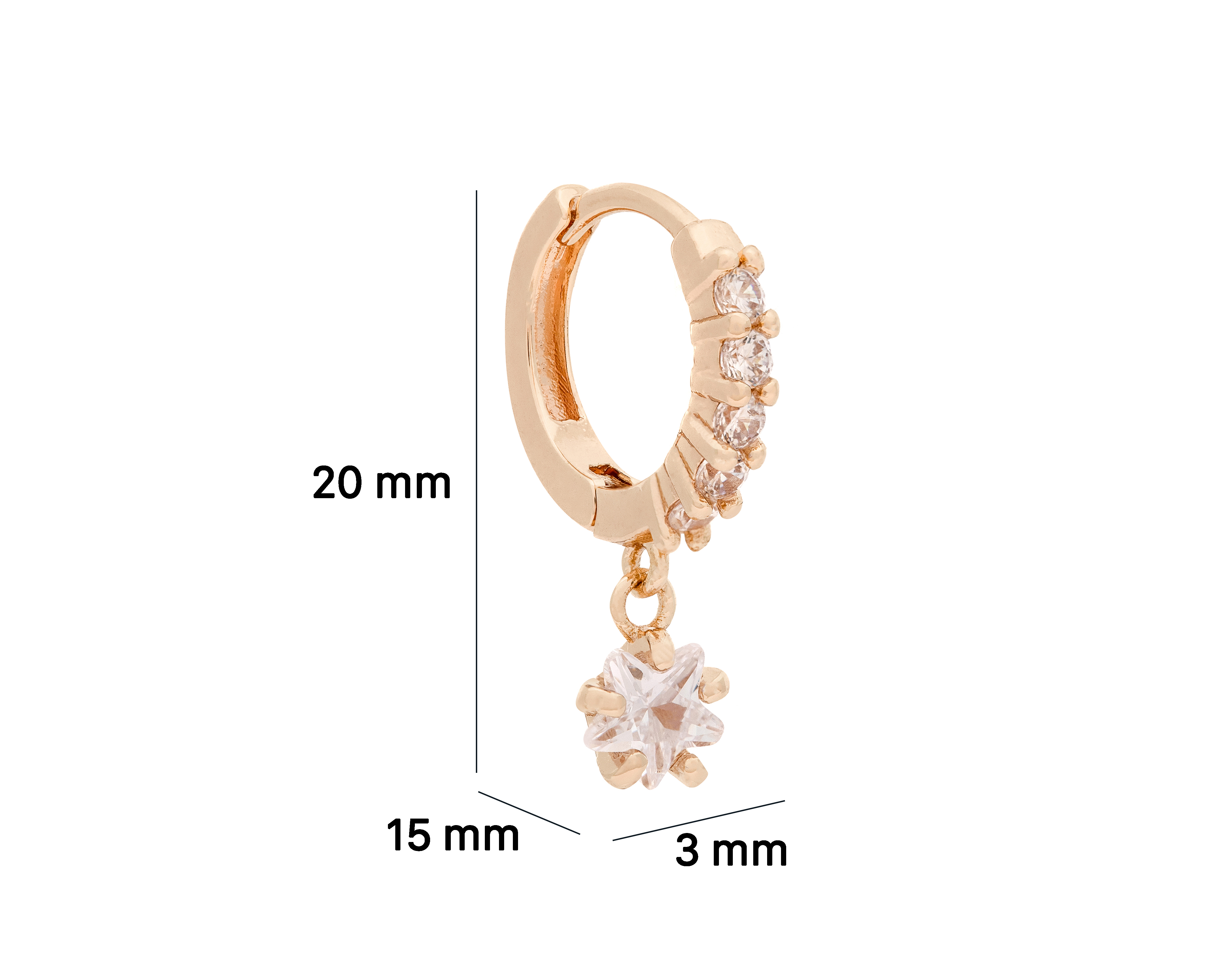 Foto 5 | Foto 5 | Aretes de Acero Inoxidable Ring Ocean