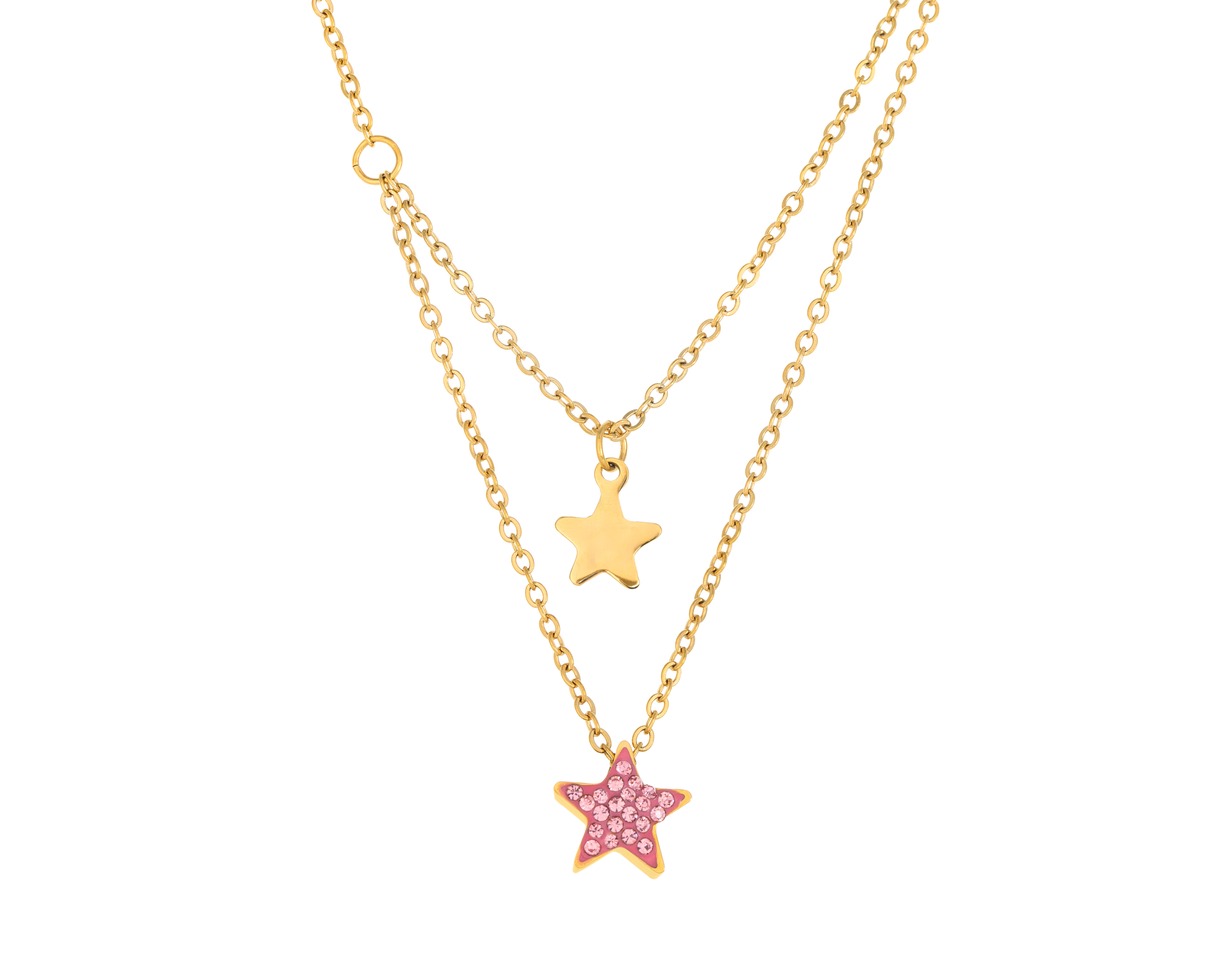 Foto 2 pulgar | Foto 1 | Collar Chapa de Oro 18k Strona