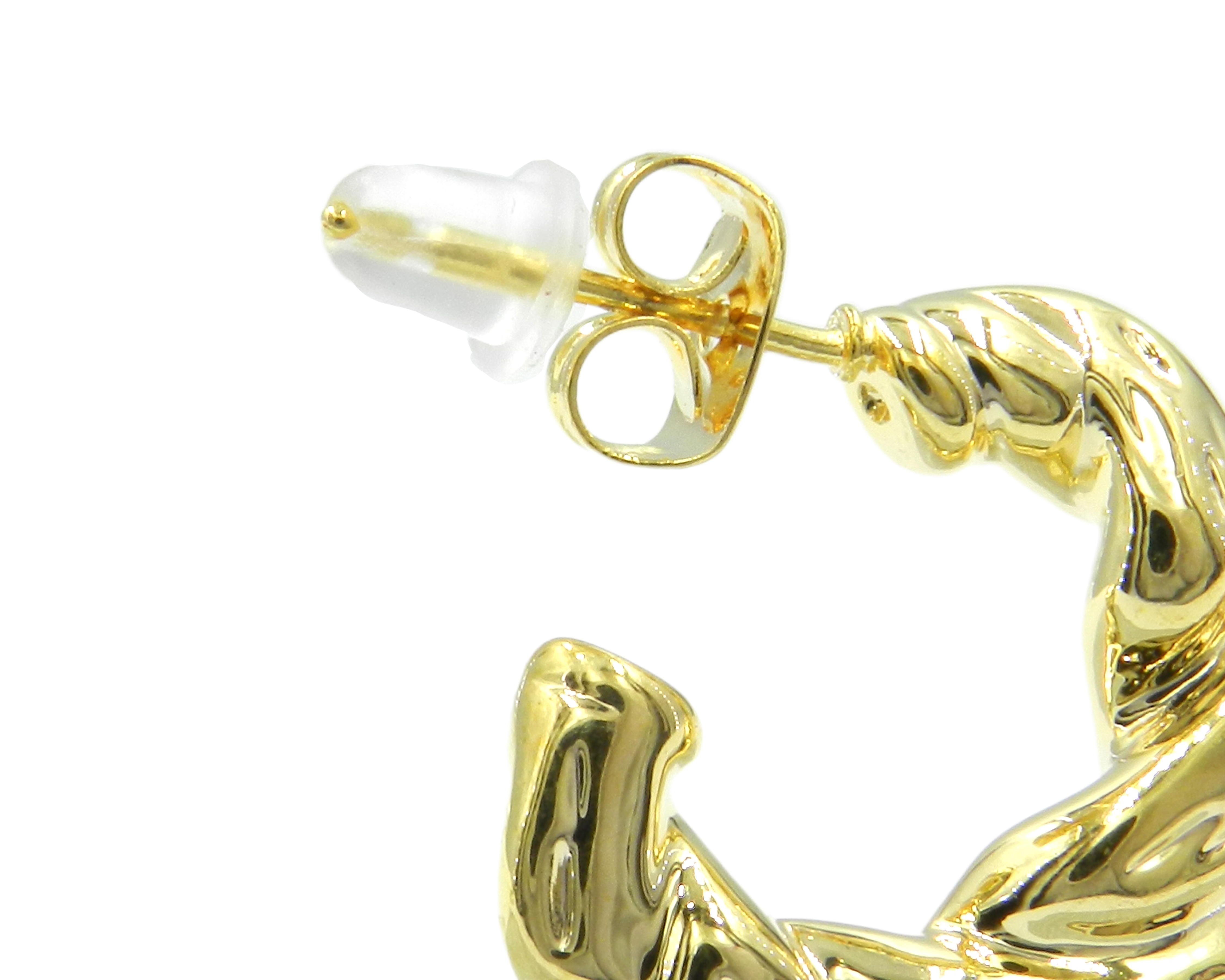 Foto 4 pulgar | Foto 3 | Arracadas de Chapa de Oro 14K Diseños Creativos