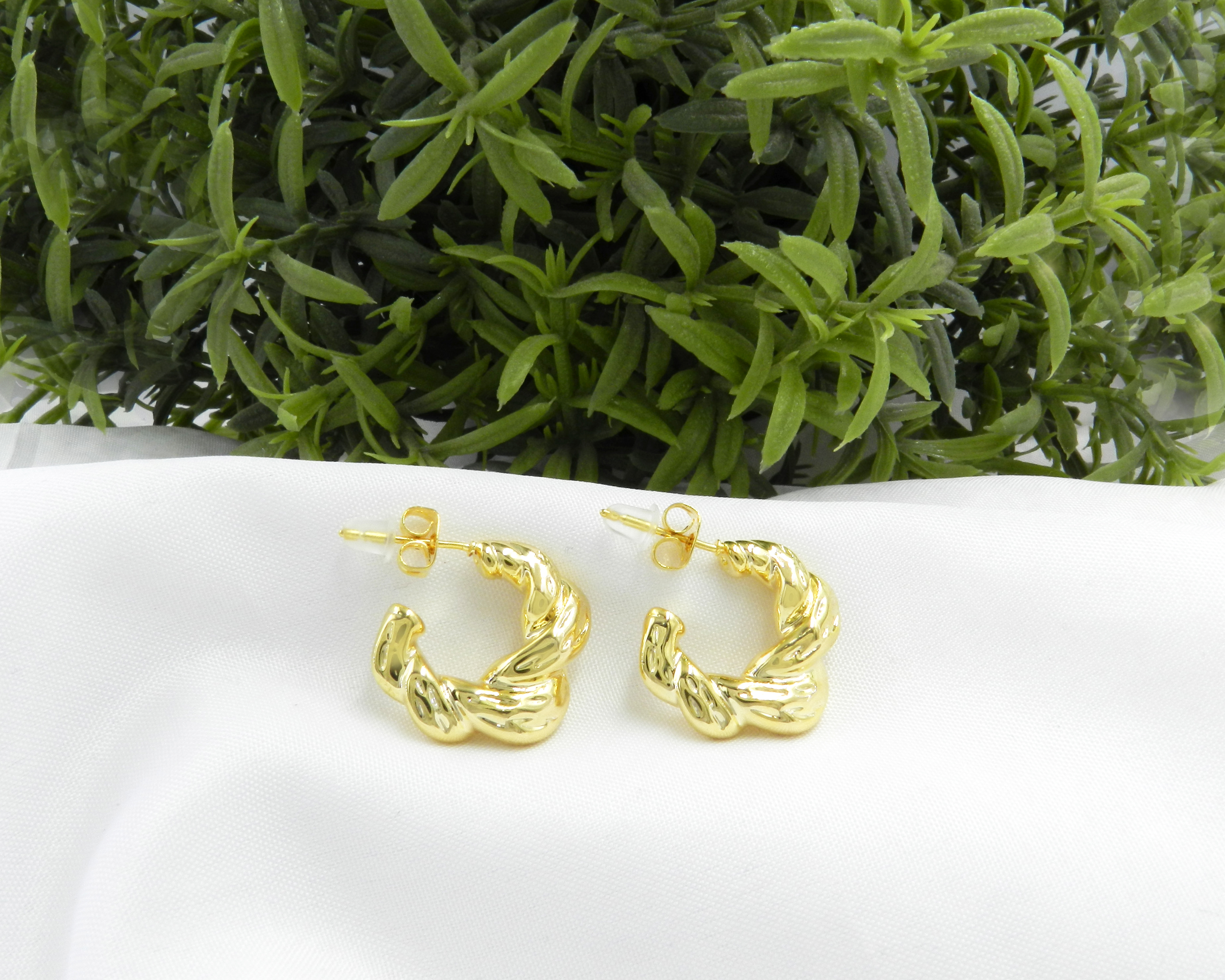 Foto 6 pulgar | Foto 5 | Arracadas de Chapa de Oro 14K Diseños Creativos