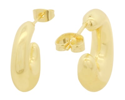 Foto 2 | Foto 2 | Aretes de Chapa de Oro 18K Sentimientos