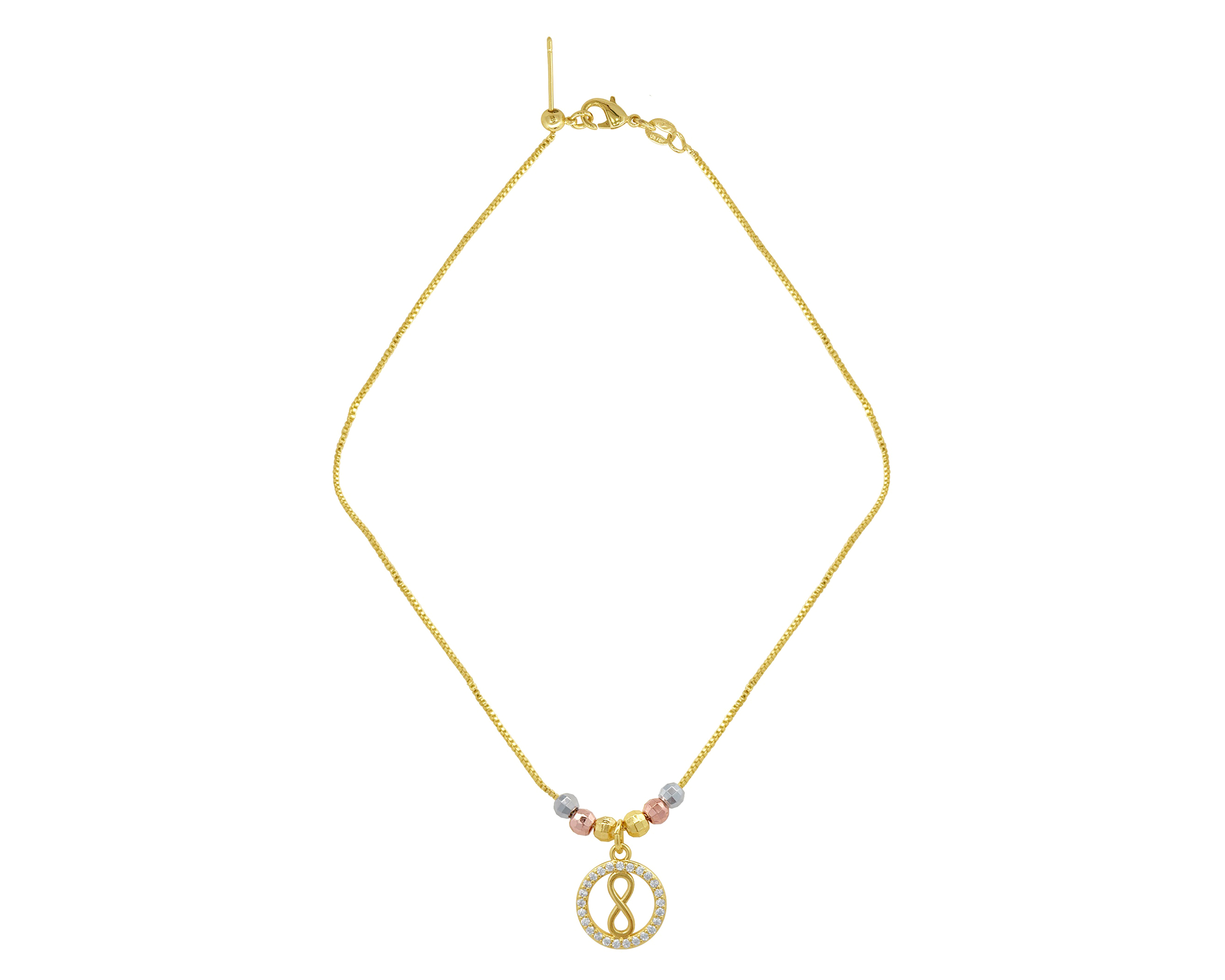 Foto 4 pulgar | Foto 3 | Collar de Chapa de Oro 18K Sentimientos