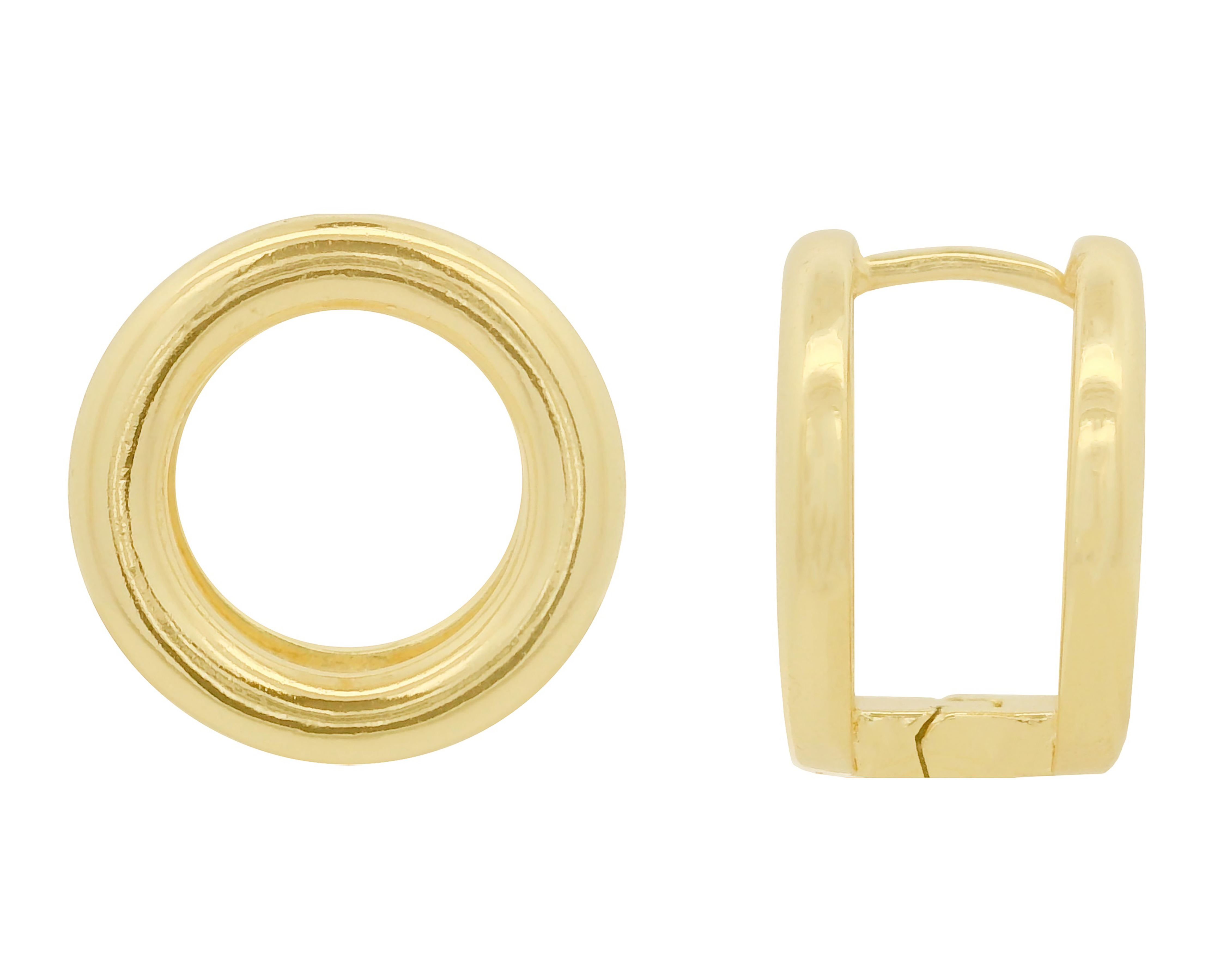 Foto 2 | Foto 2 | Aretes Chapa de Oro 18K Sentimientos