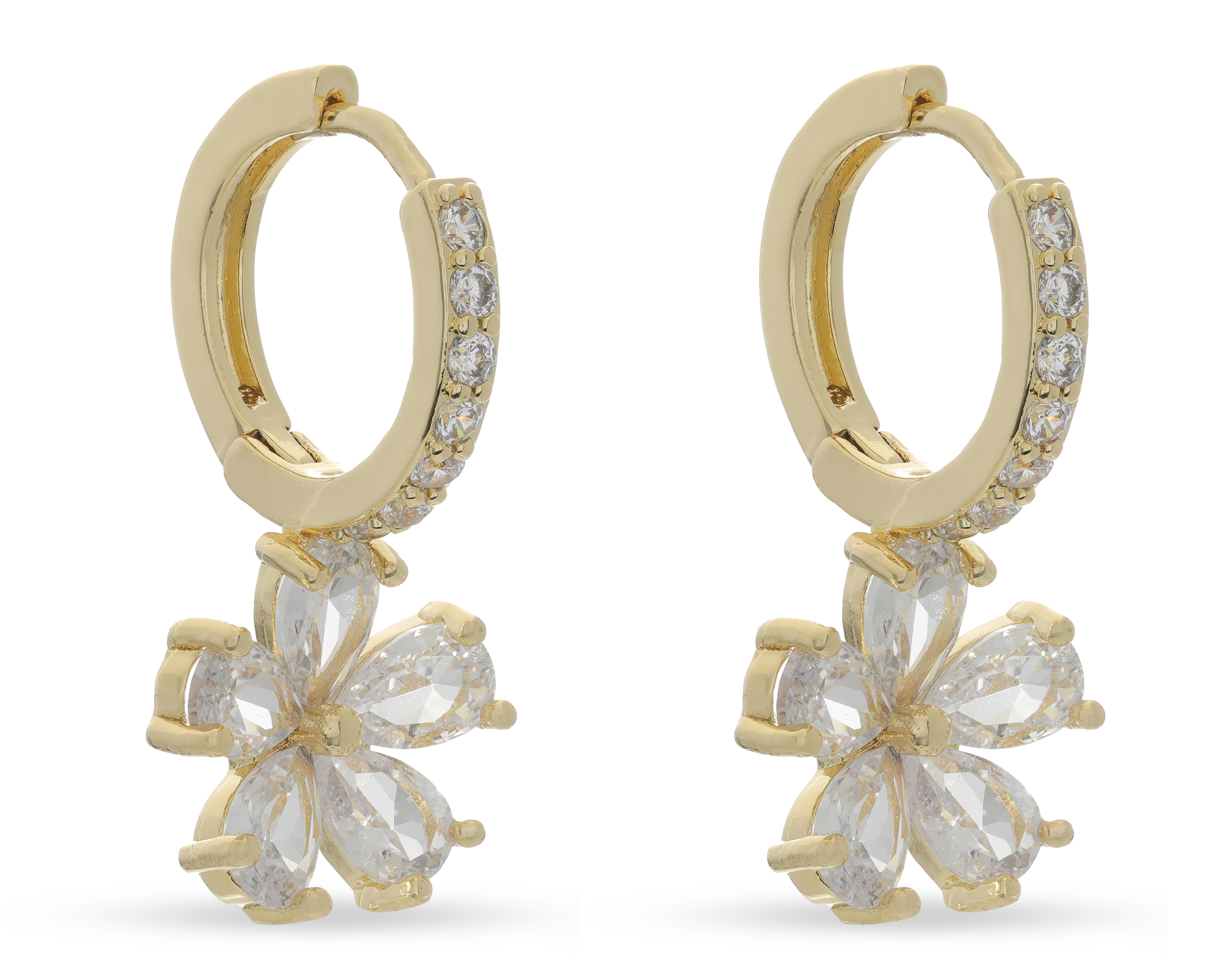 Aretes Chapa de Oro Mashala