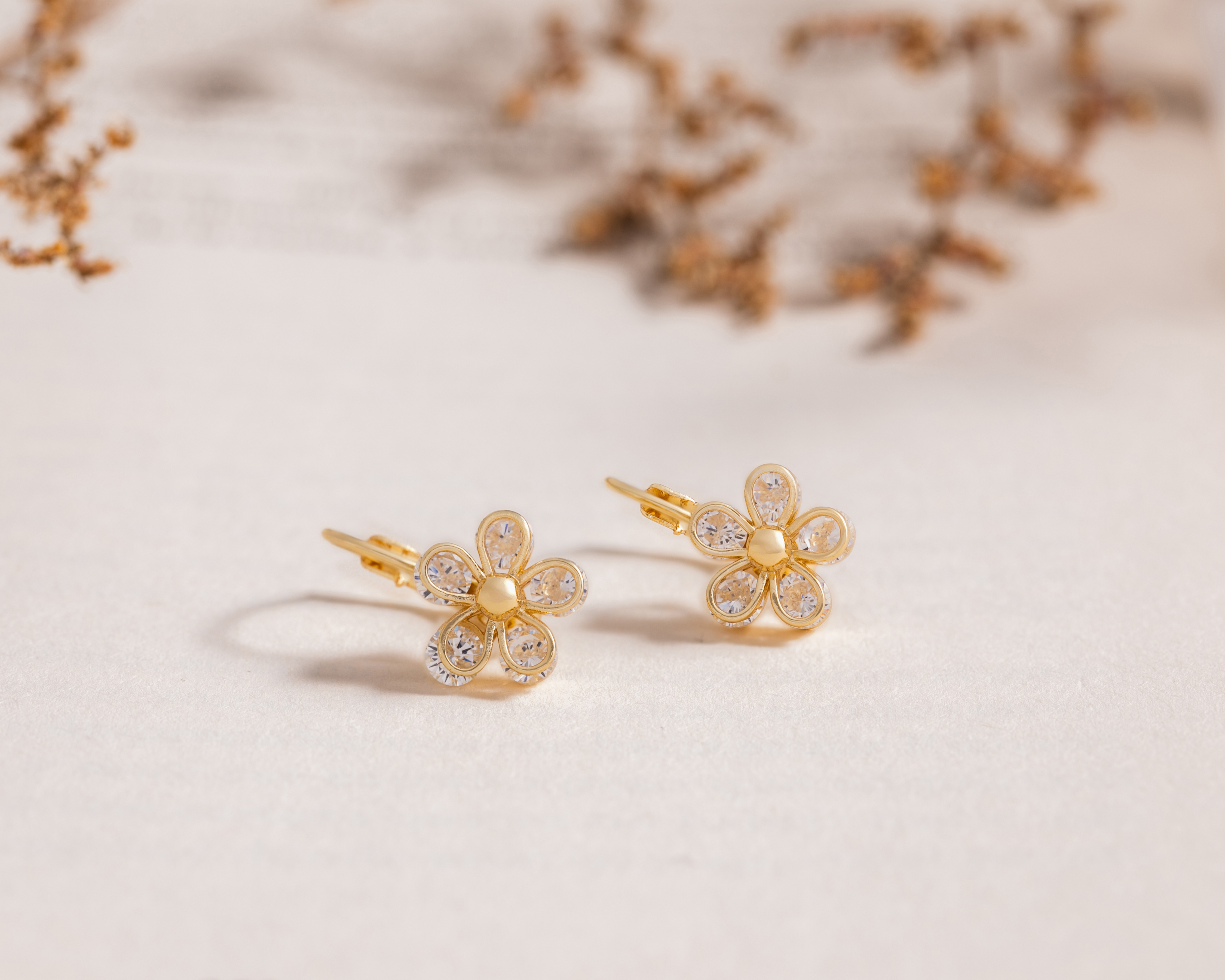 Foto 5 | Foto 5 | Aretes de Chapa de Oro 18k Plafer