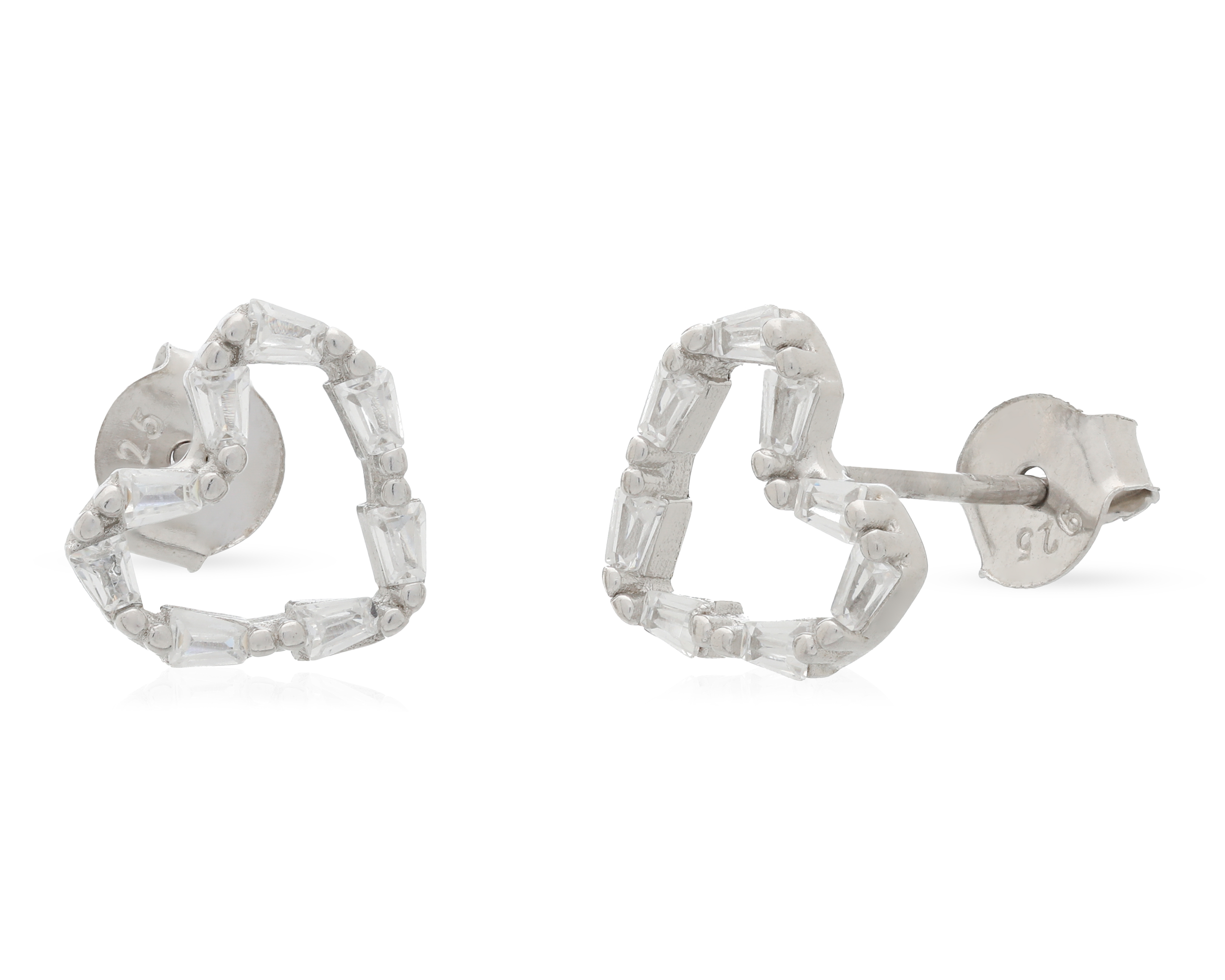 Foto 1 | Foto 1 | Aretes Corazon Plata