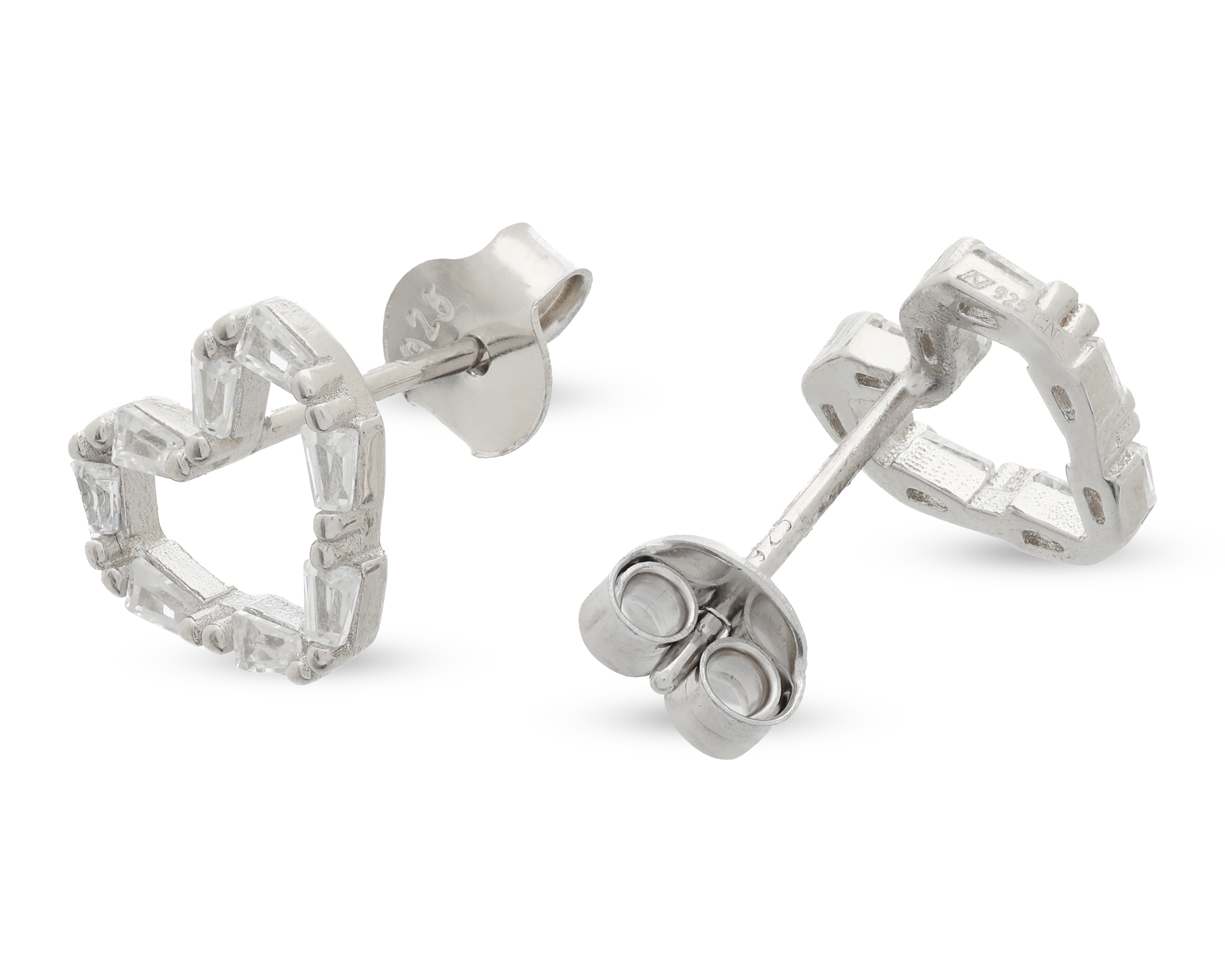 Foto 2 | Foto 2 | Aretes Corazon Plata