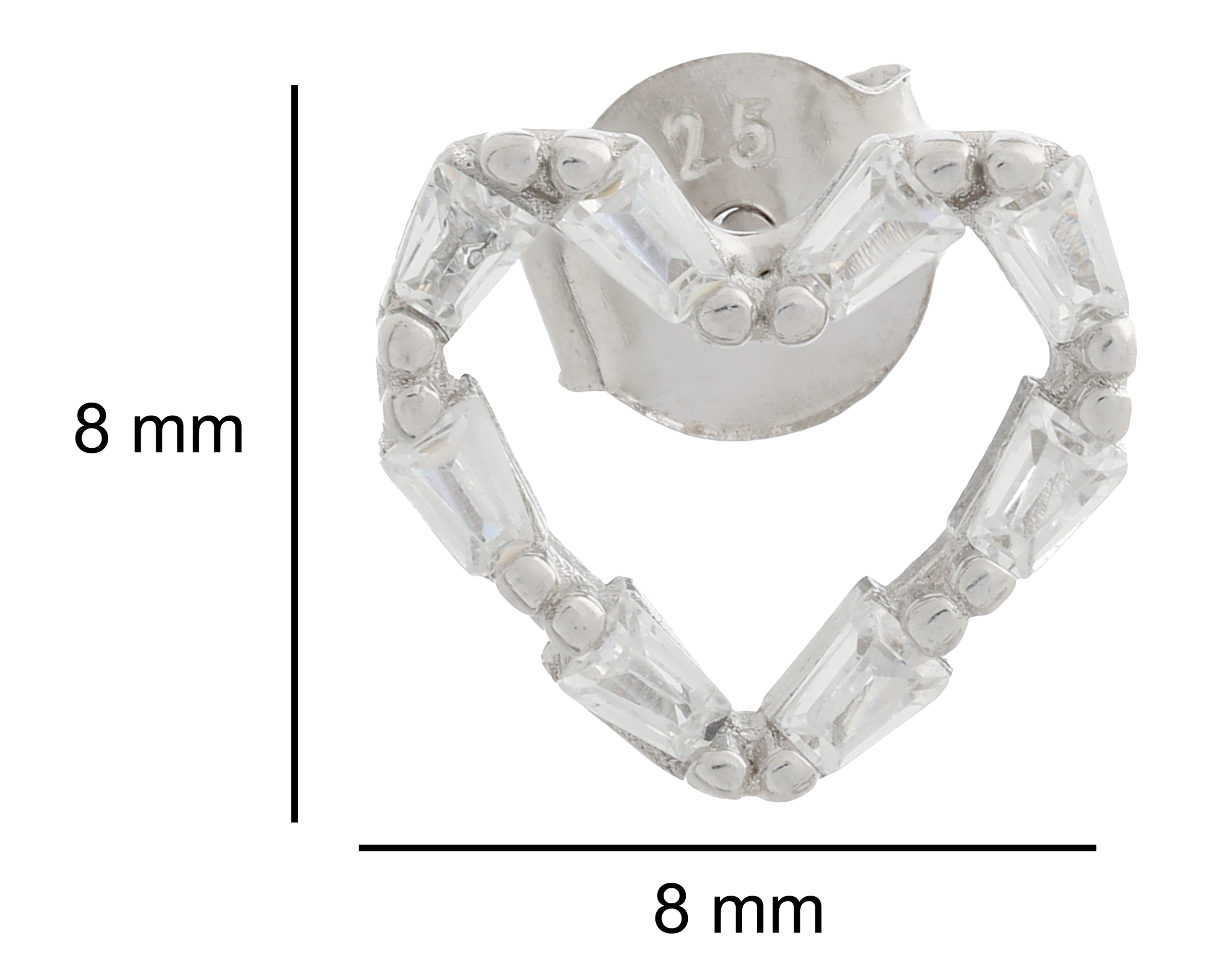 Foto 4 | Foto 4 | Aretes Corazon Plata