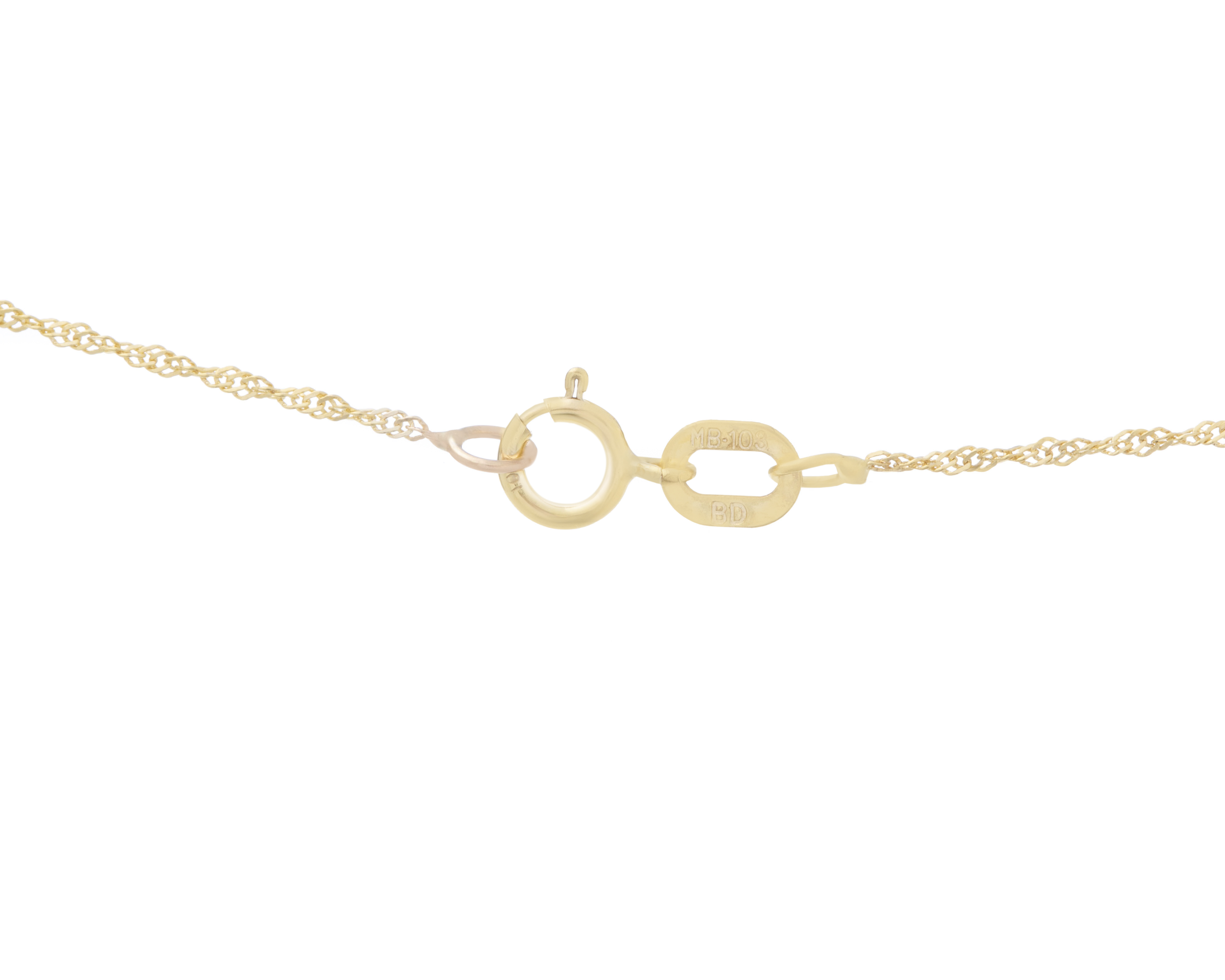 Foto 5 pulgar | Foto 4 | Collar de Oro 10k BogosDiez