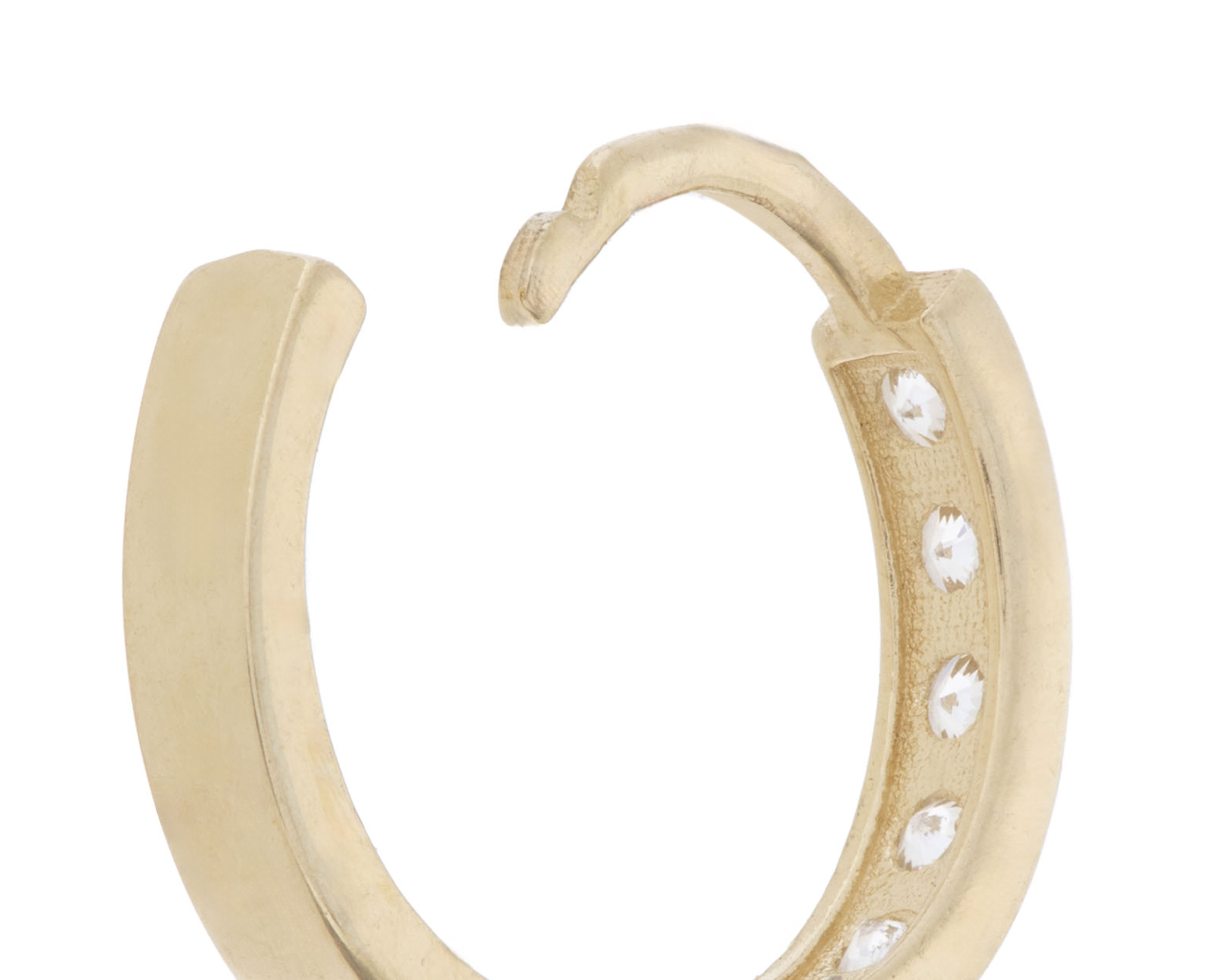 Foto 4 pulgar | Foto 3 | Arracadas de Oro 10k BogosDiez