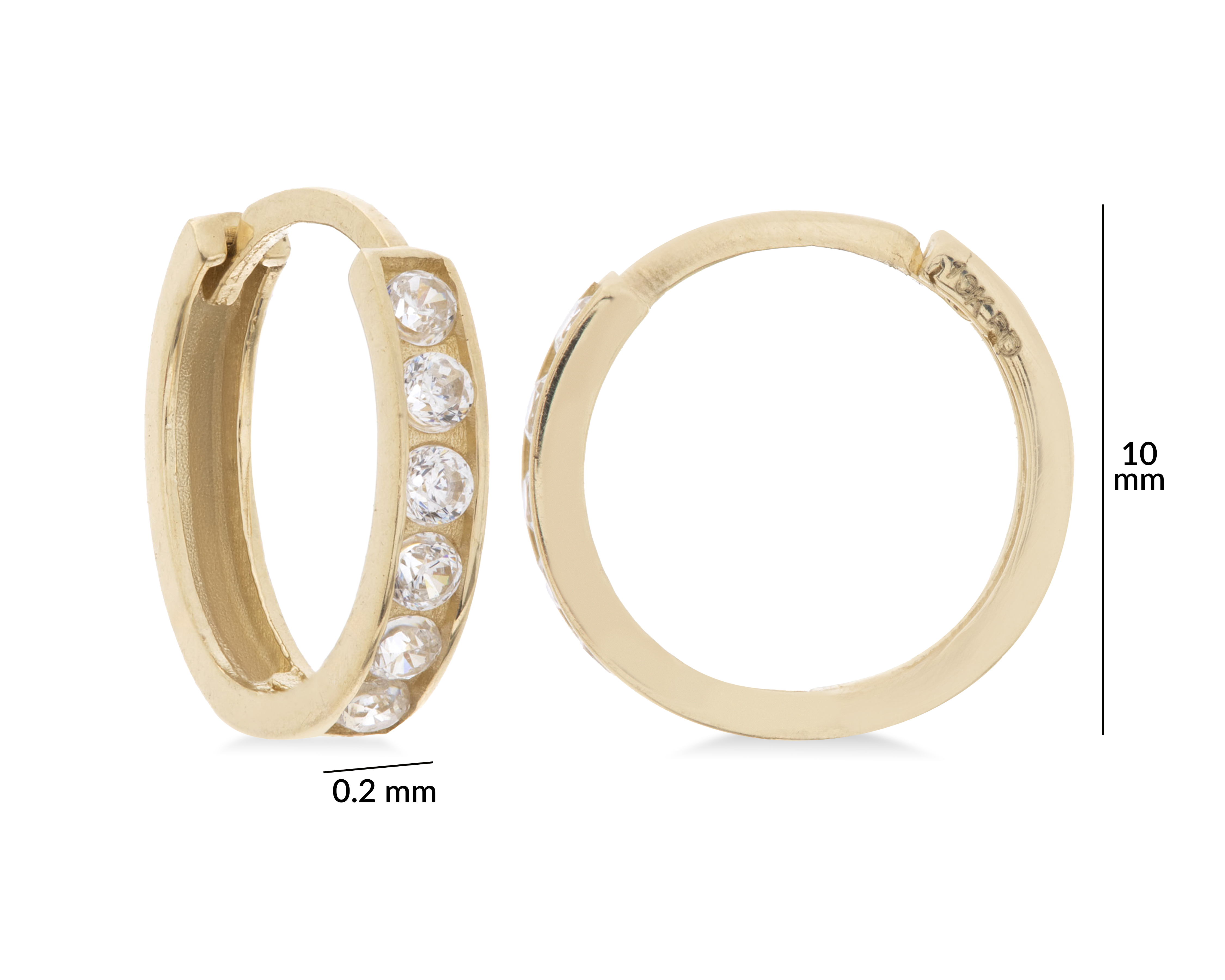 Foto 5 | Foto 5 | Arracadas de Oro 10k BogosDiez