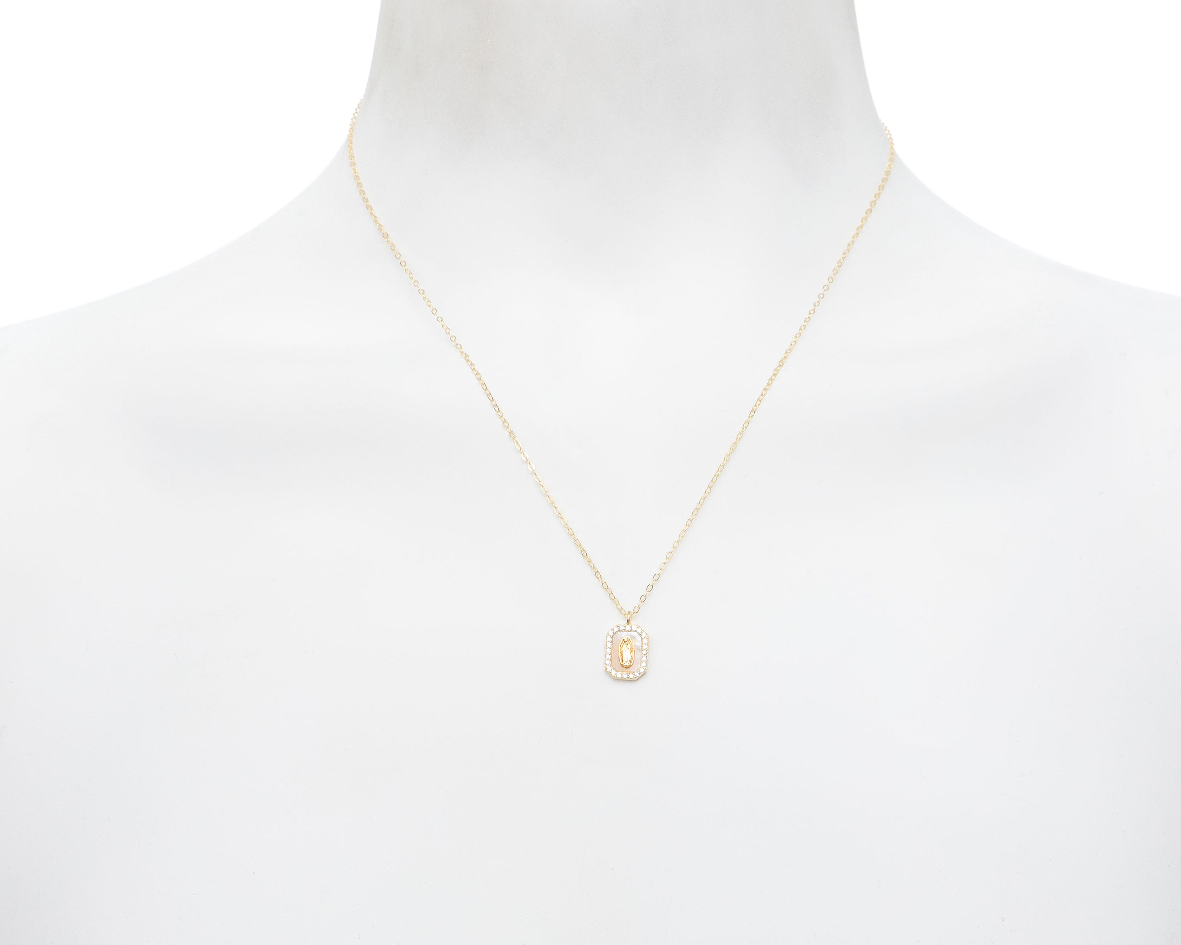 Foto 5 pulgar | Foto 4 | Collar de Plata con Chapa de Oro Stella Picciotto